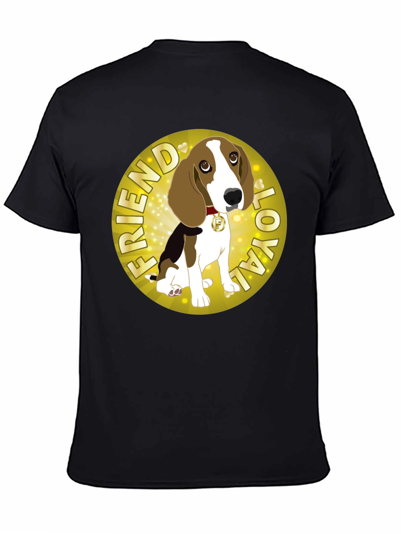 Loyal Friend Dog Graphic T-Shirt
