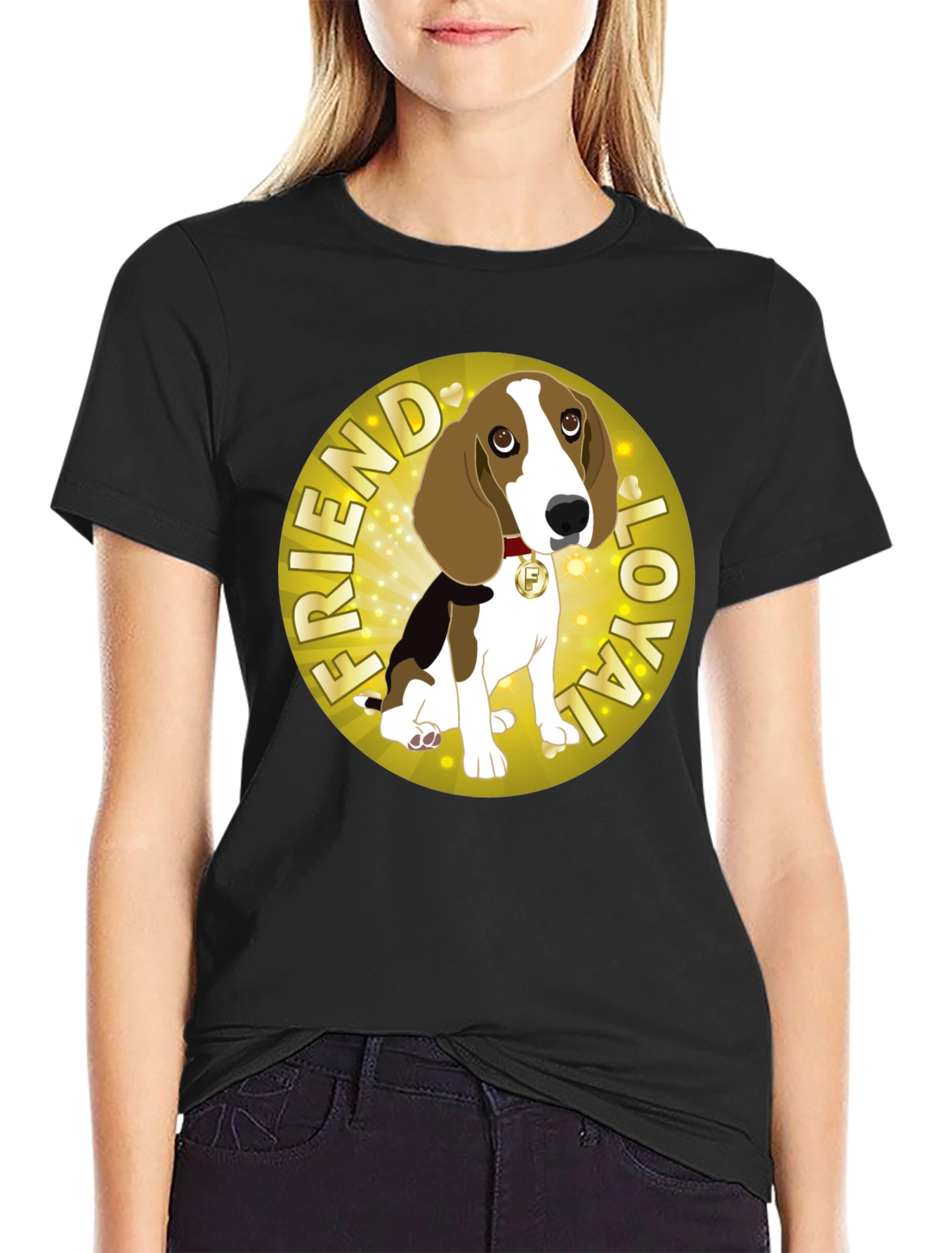 Loyal Friend Dog Graphic T-Shirt