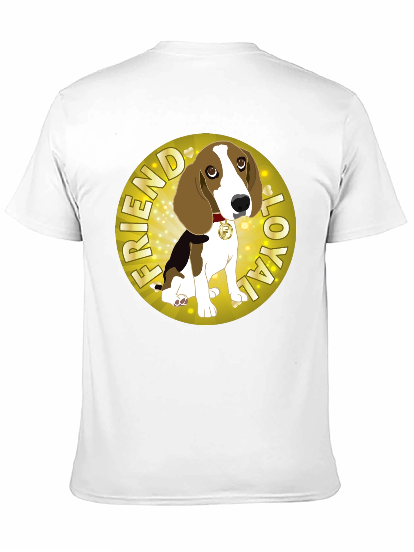 Loyal Friend Dog Graphic T-Shirt