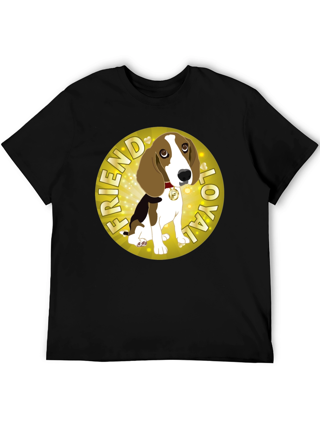 Loyal Friend Dog Graphic T-Shirt
