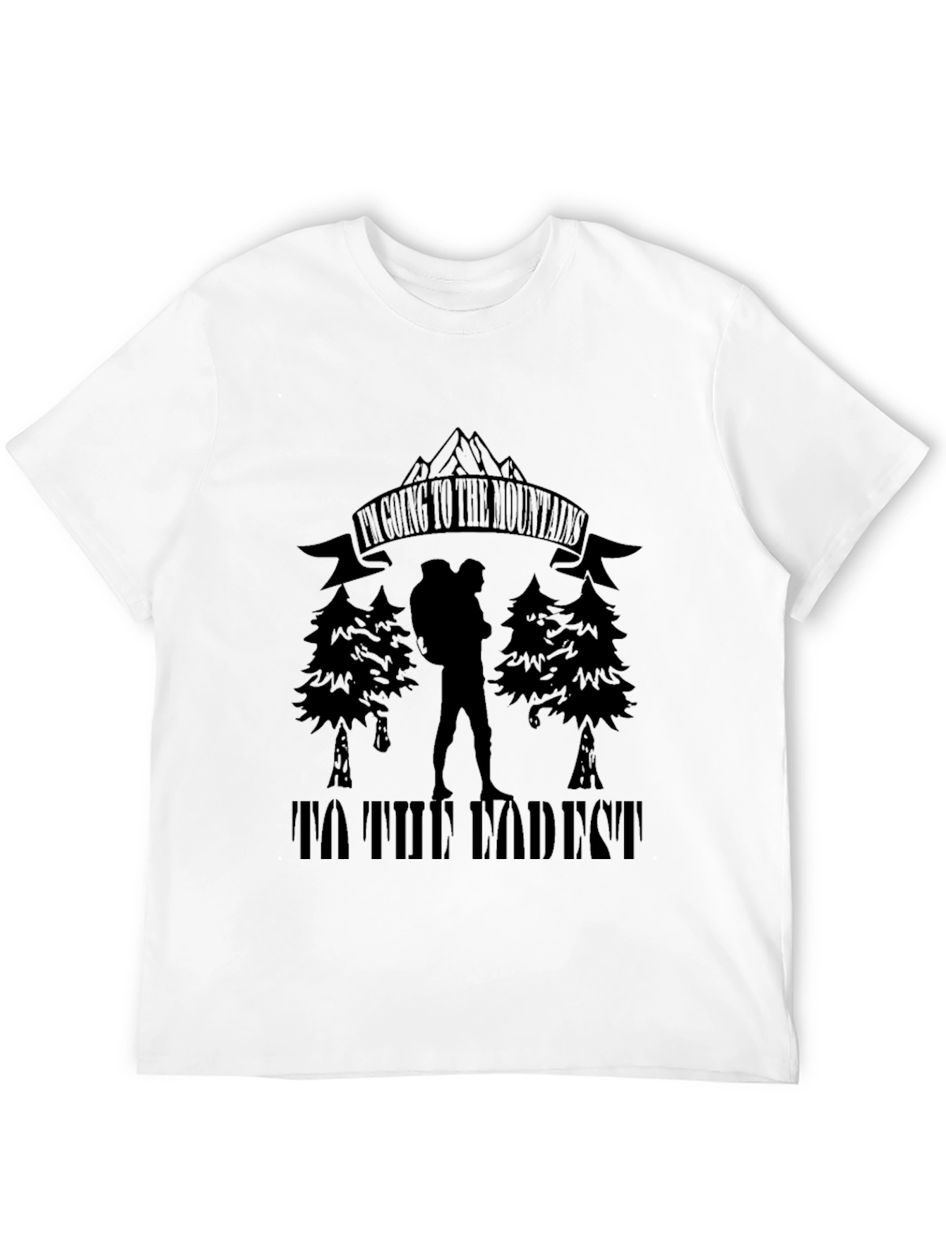 Mountain Adventure Black T-Shirt