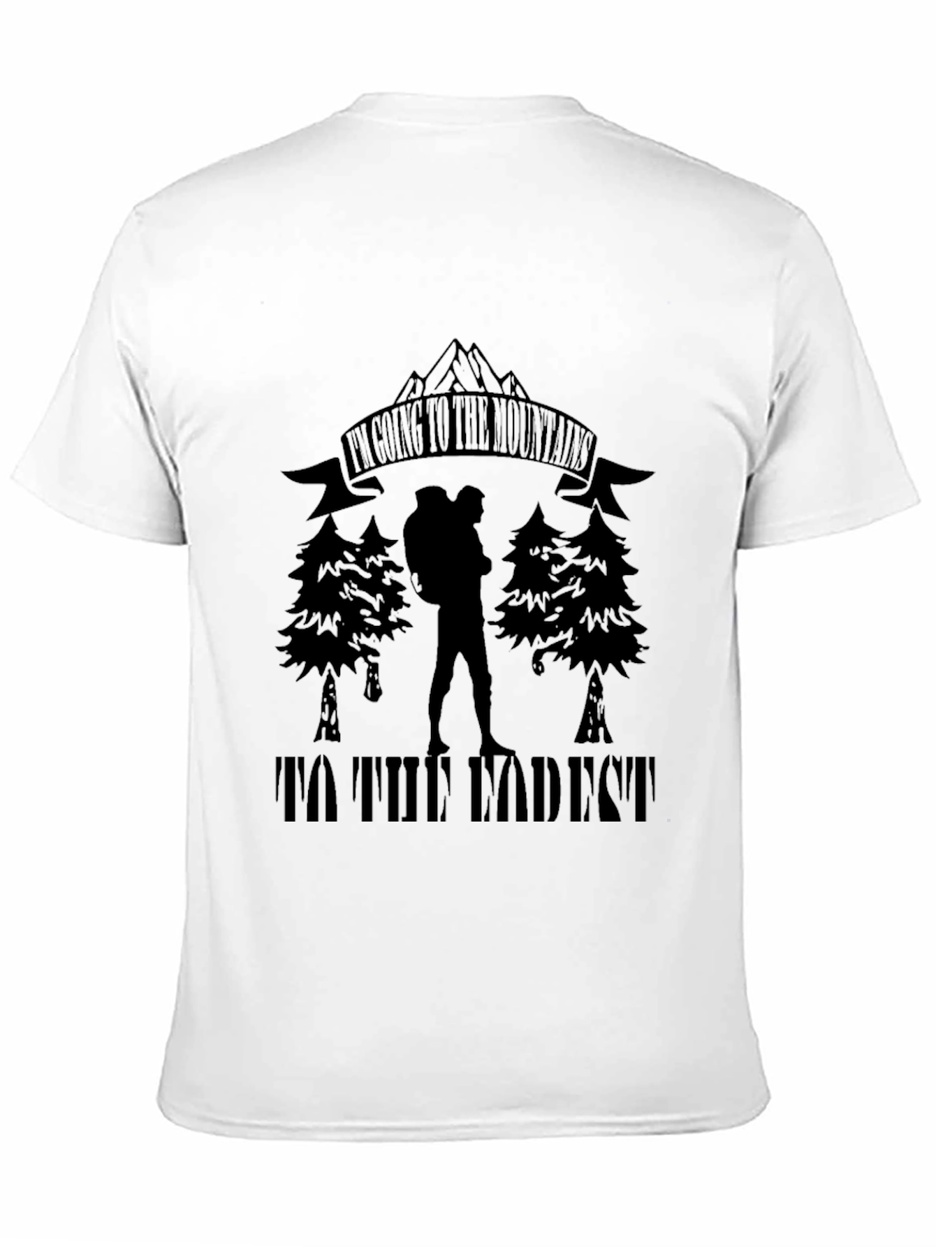 Mountain Adventure Black T-Shirt