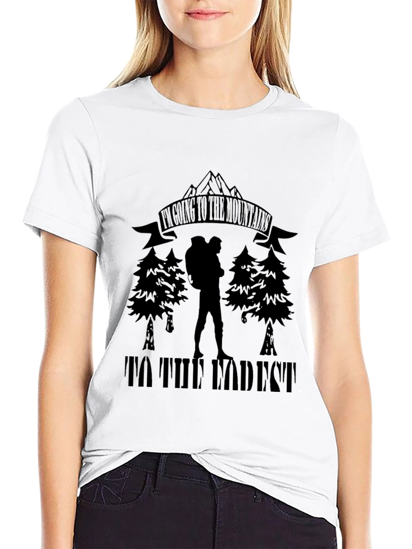 Mountain Adventure Black T-Shirt