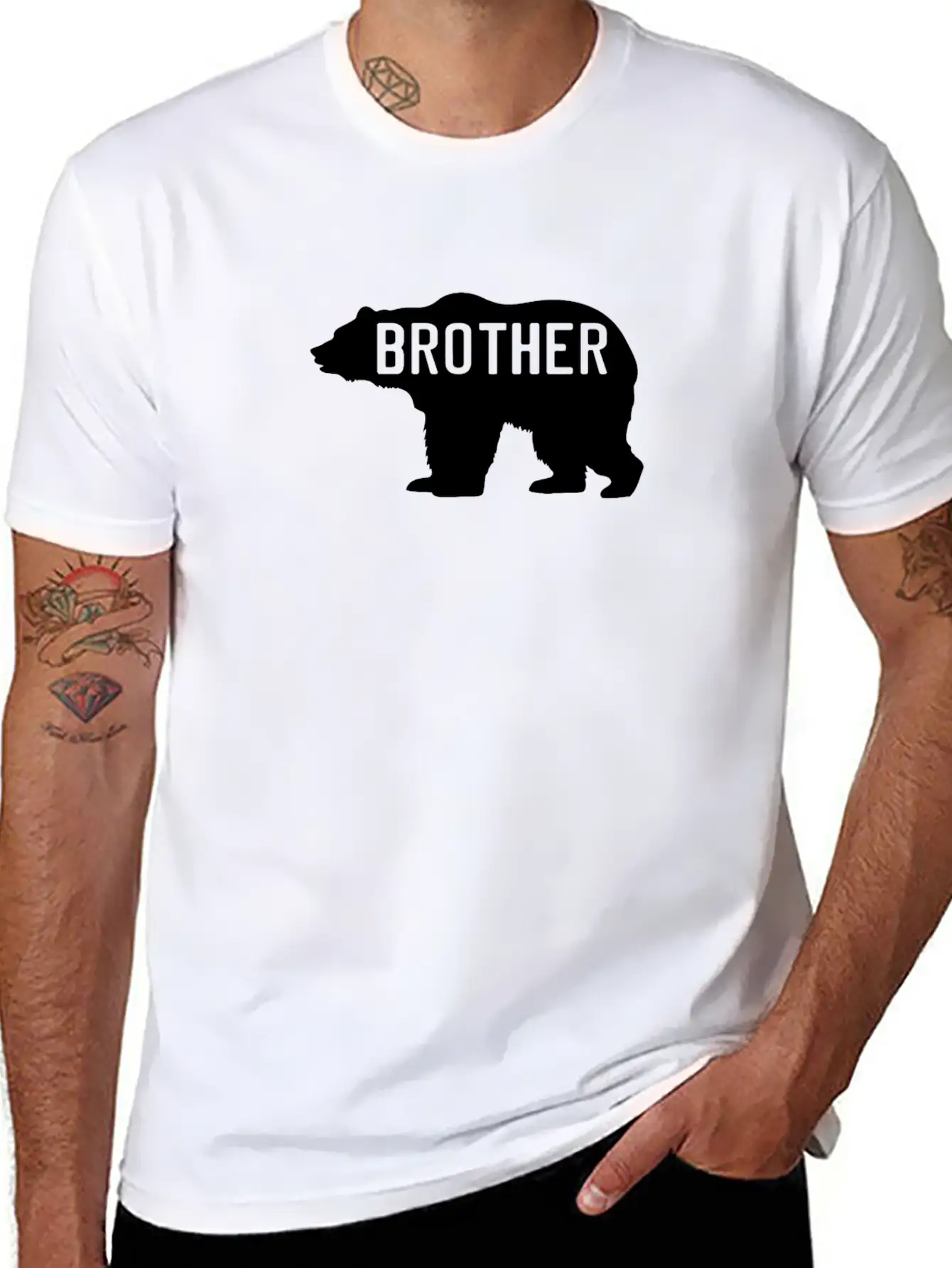 Brother Bear Unisex Casual T-Shirt – Clean Design For Daily Comfort