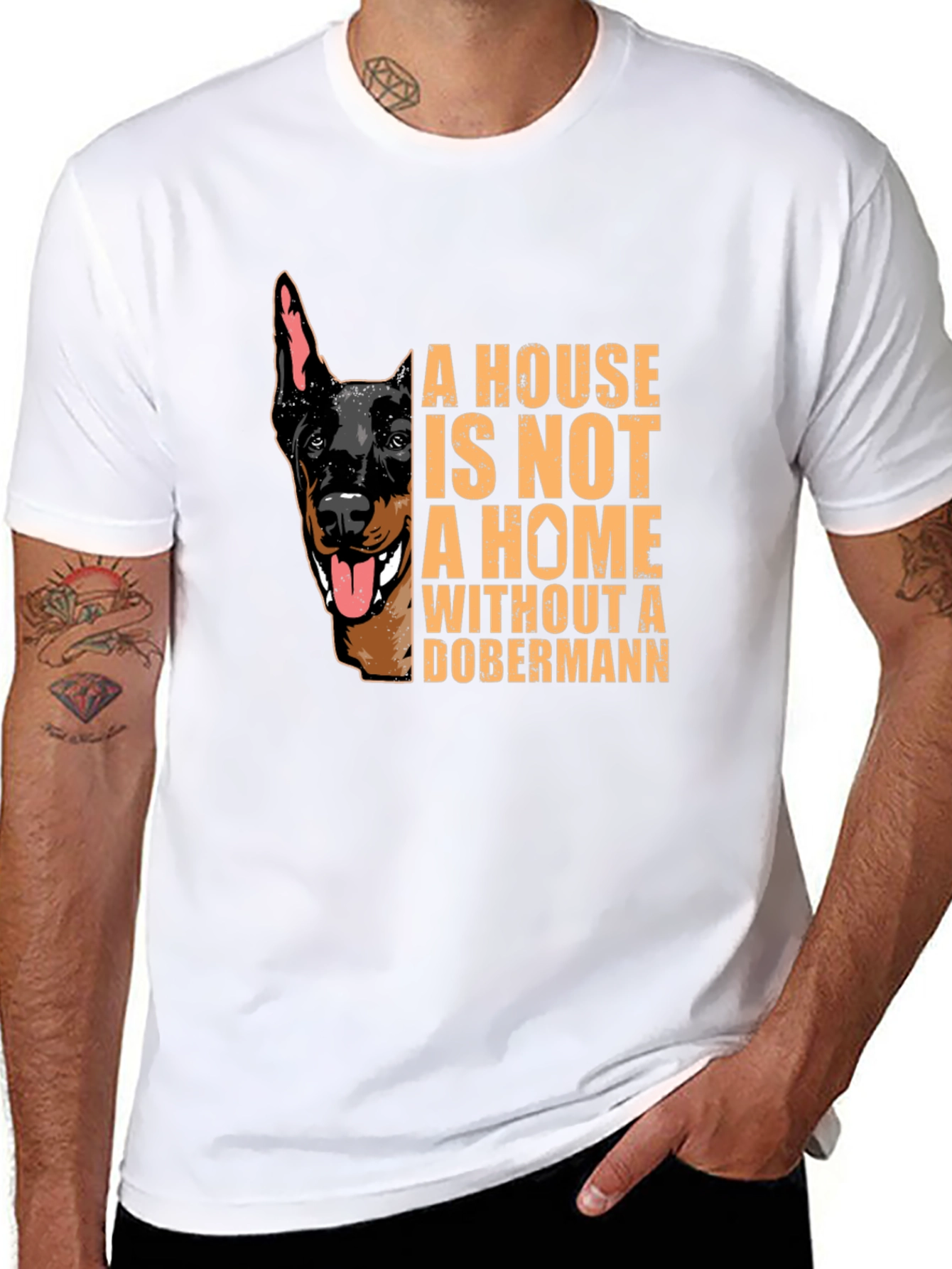 Dobermann Lover T-Shirt - House is Not a Home