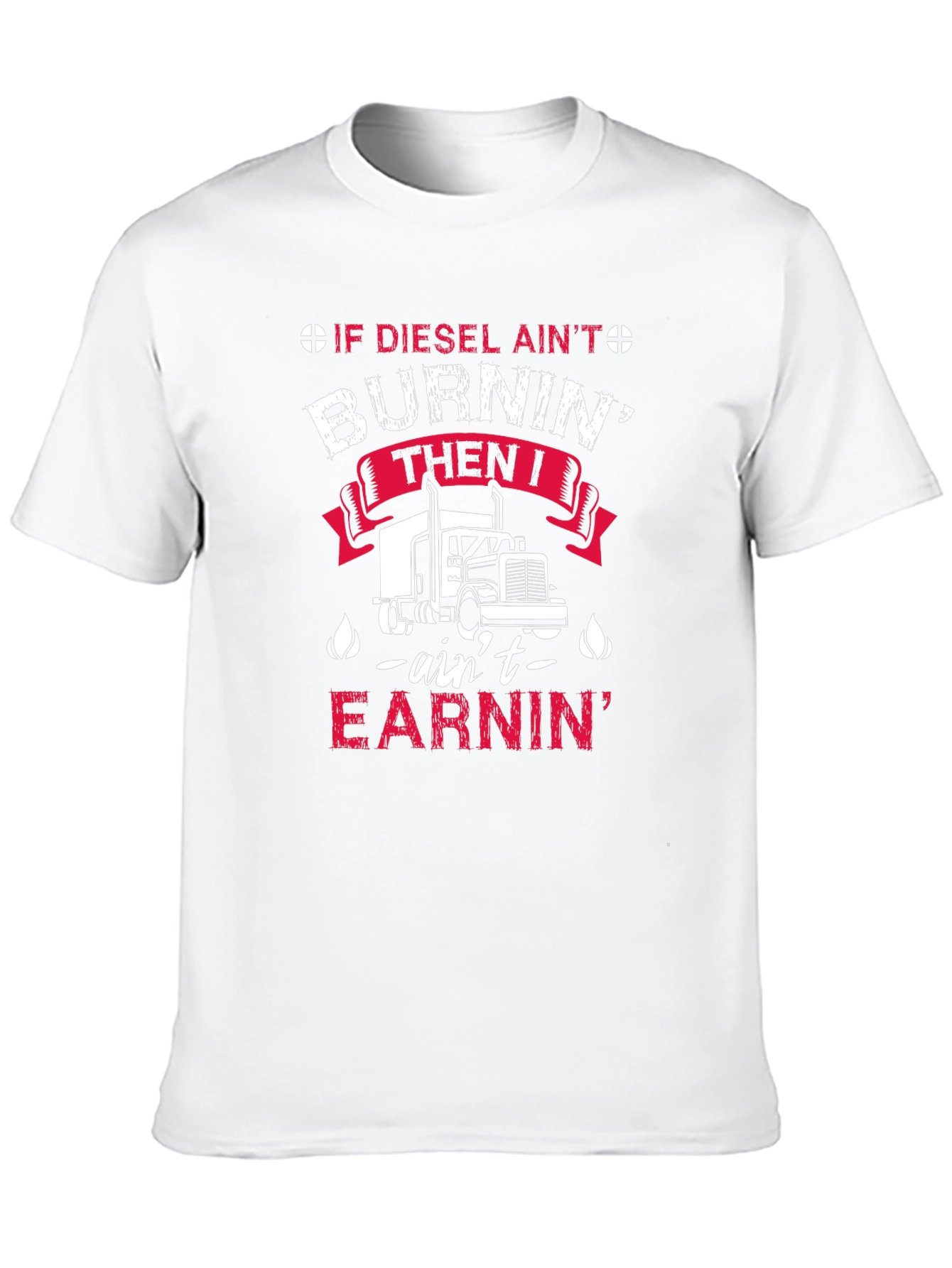 Diesel Burnin Trucker T-Shirt