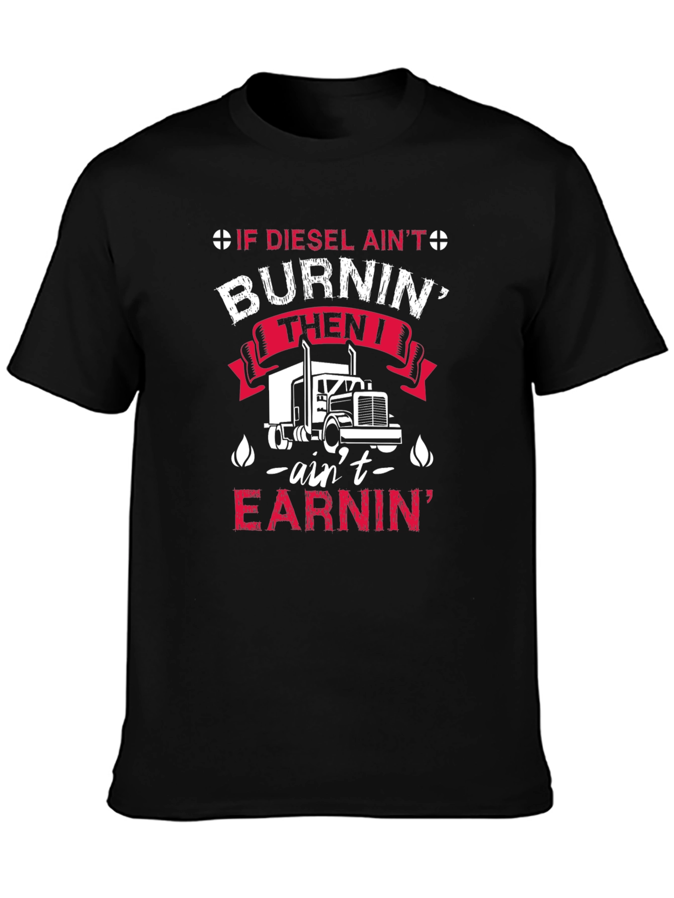 Diesel Burnin Trucker T-Shirt
