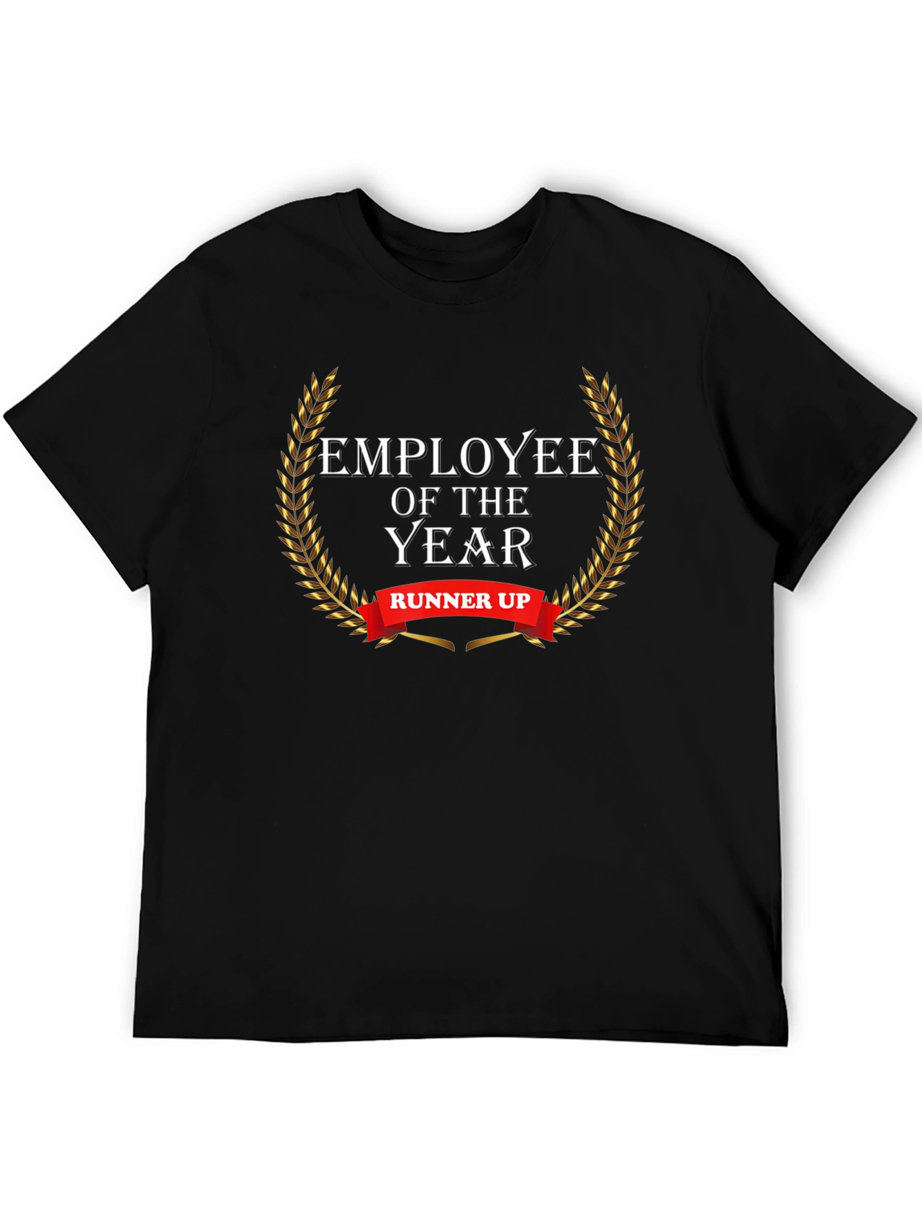 Employee of the Year Runner Up Black Graphic Tee