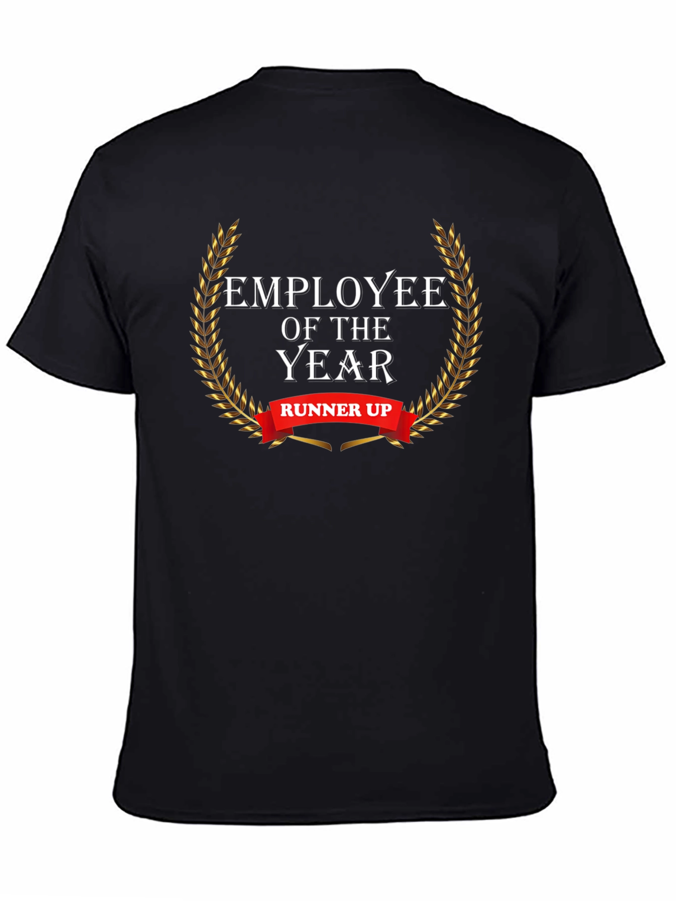 Employee of the Year Runner Up Black Graphic Tee