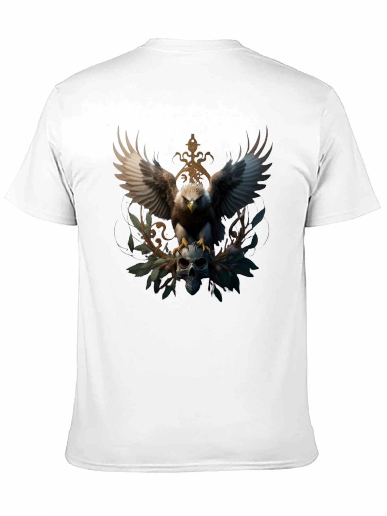 Eagle Skull T-Shirt - Striking Graphic Tee