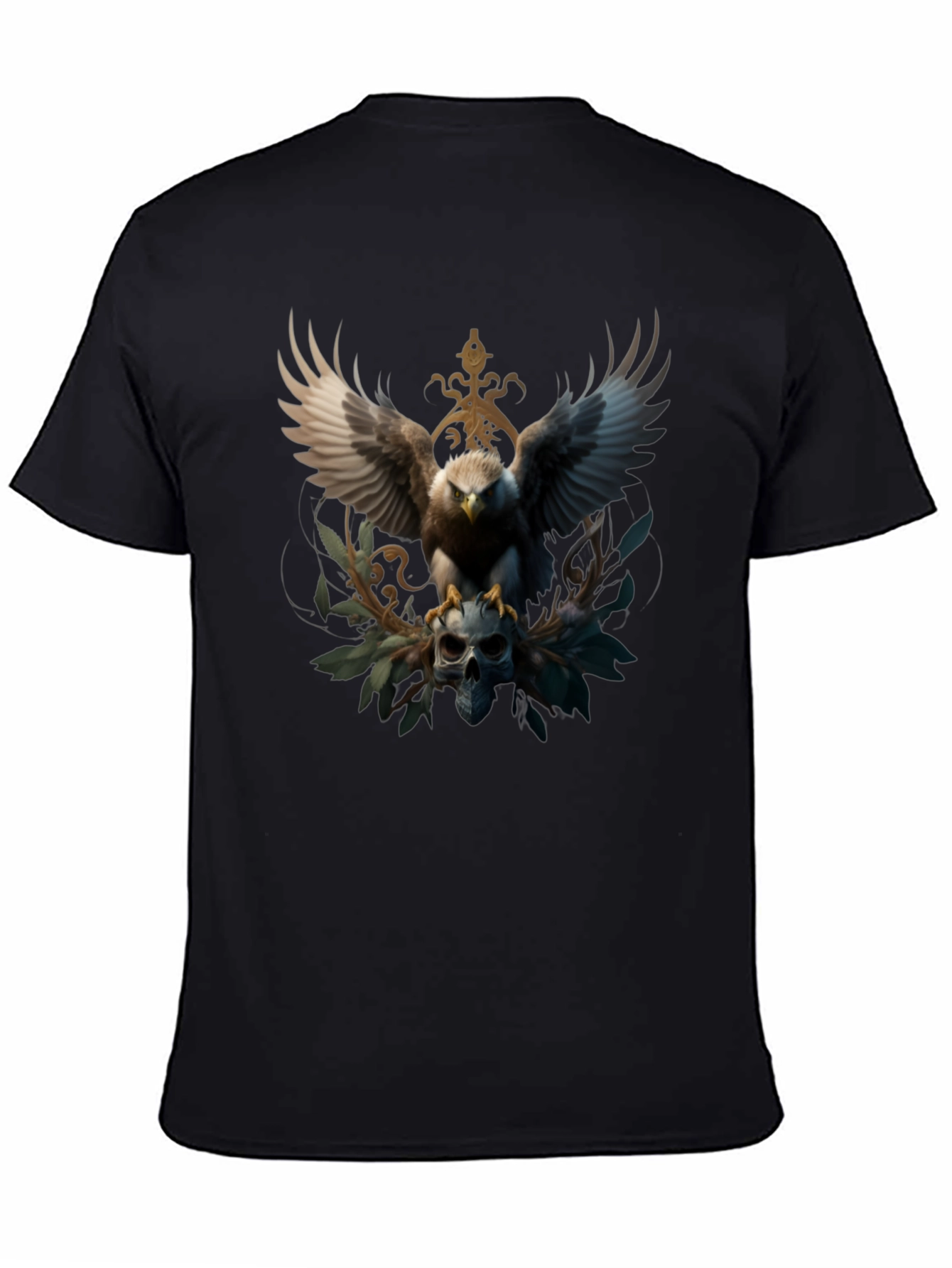 Eagle Skull T-Shirt - Striking Graphic Tee