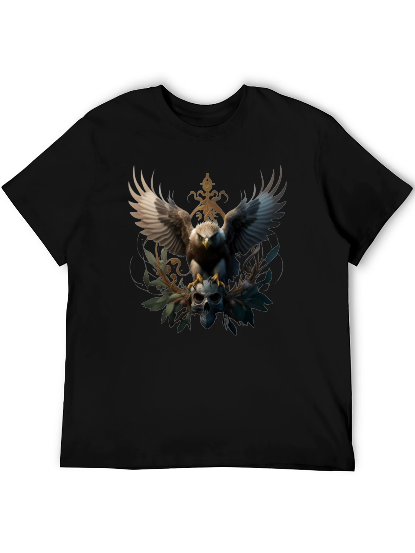 Eagle Skull T-Shirt - Striking Graphic Tee