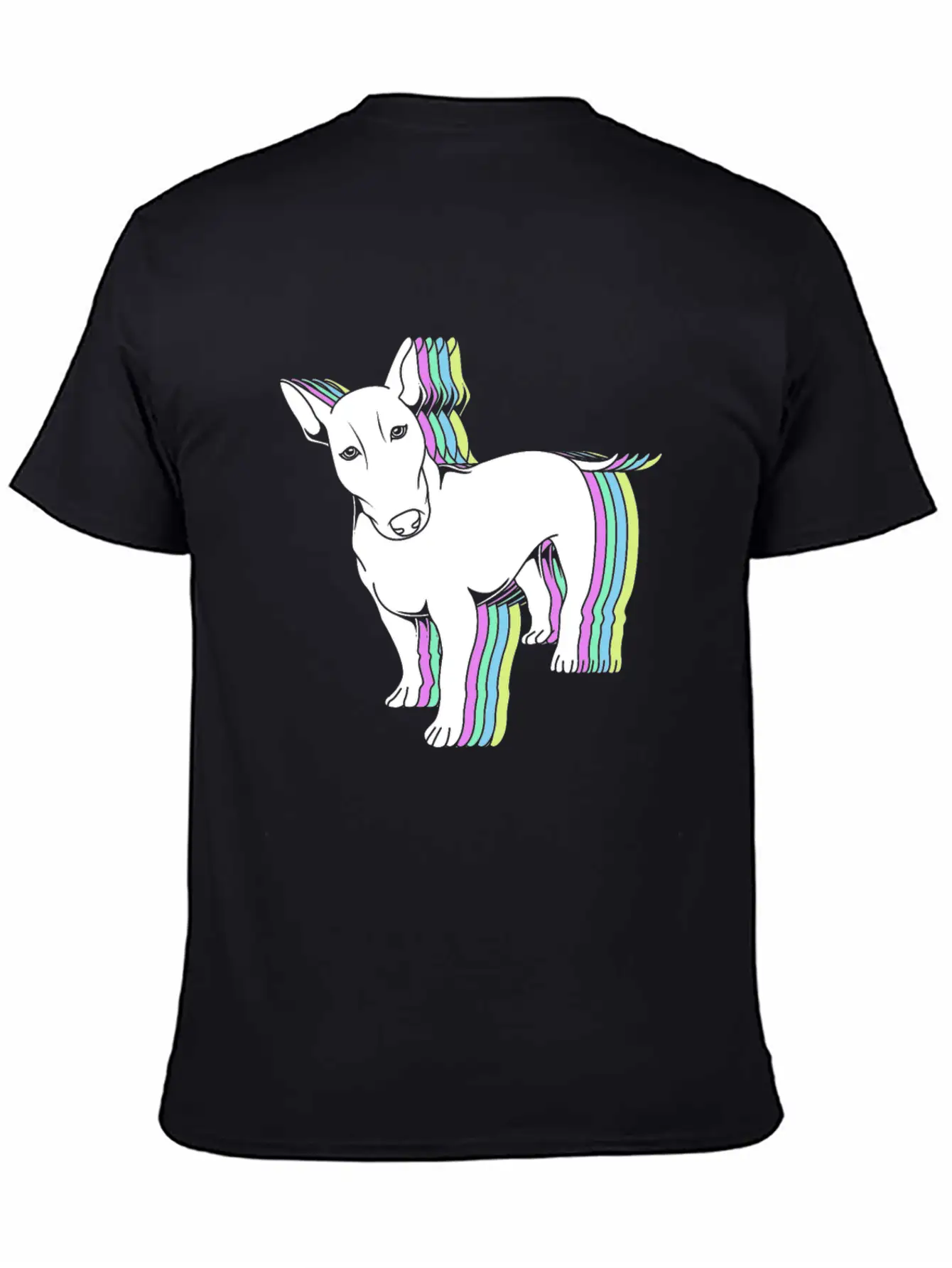 Bull Terrier Lover Colorful Bull Terrier Unisex Casual T-Shirt – Clean Design For Daily Comfort