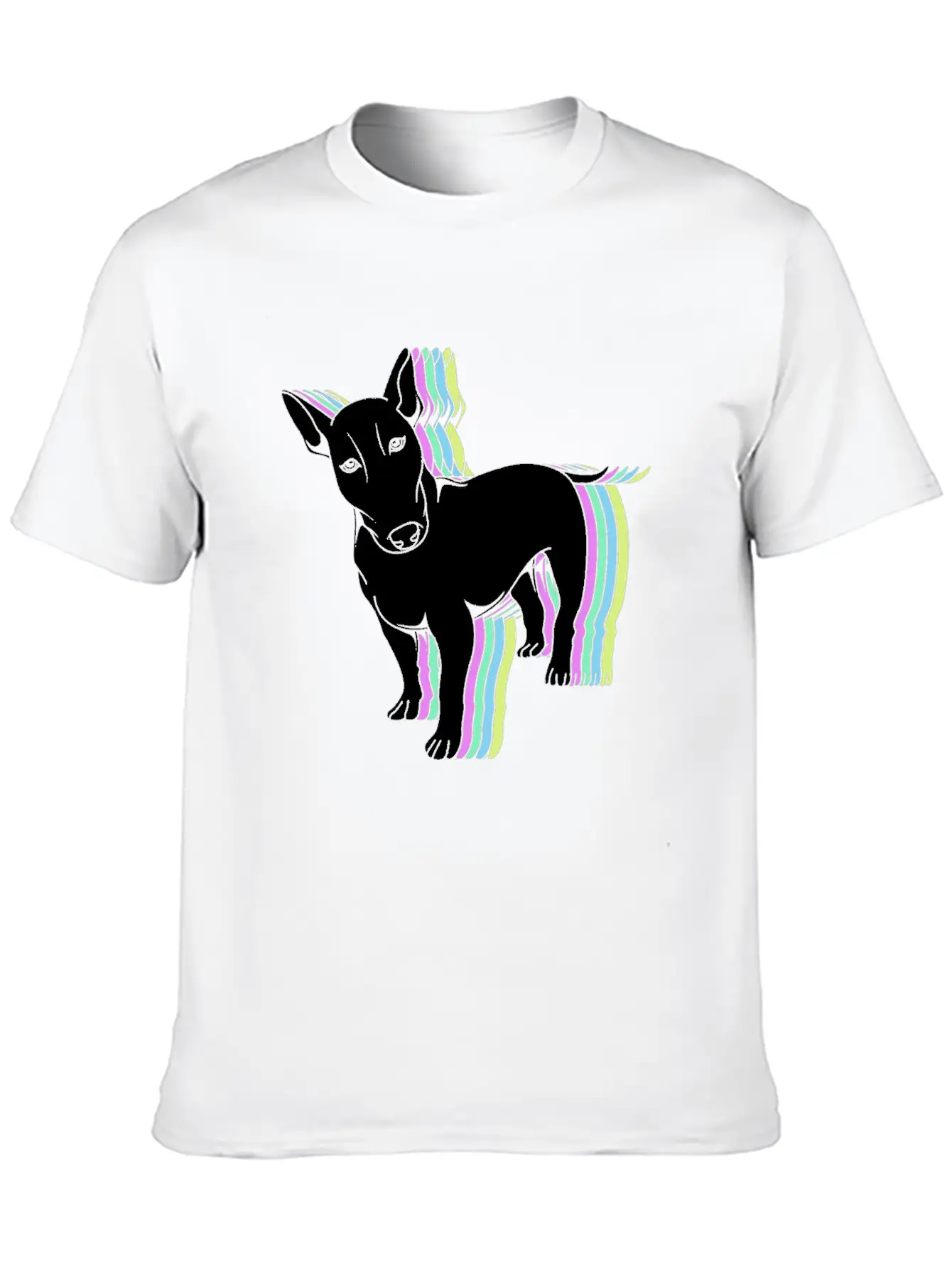 Bull Terrier Lover Colorful Bull Terrier Unisex Casual T-Shirt – Clean Design For Daily Comfort
