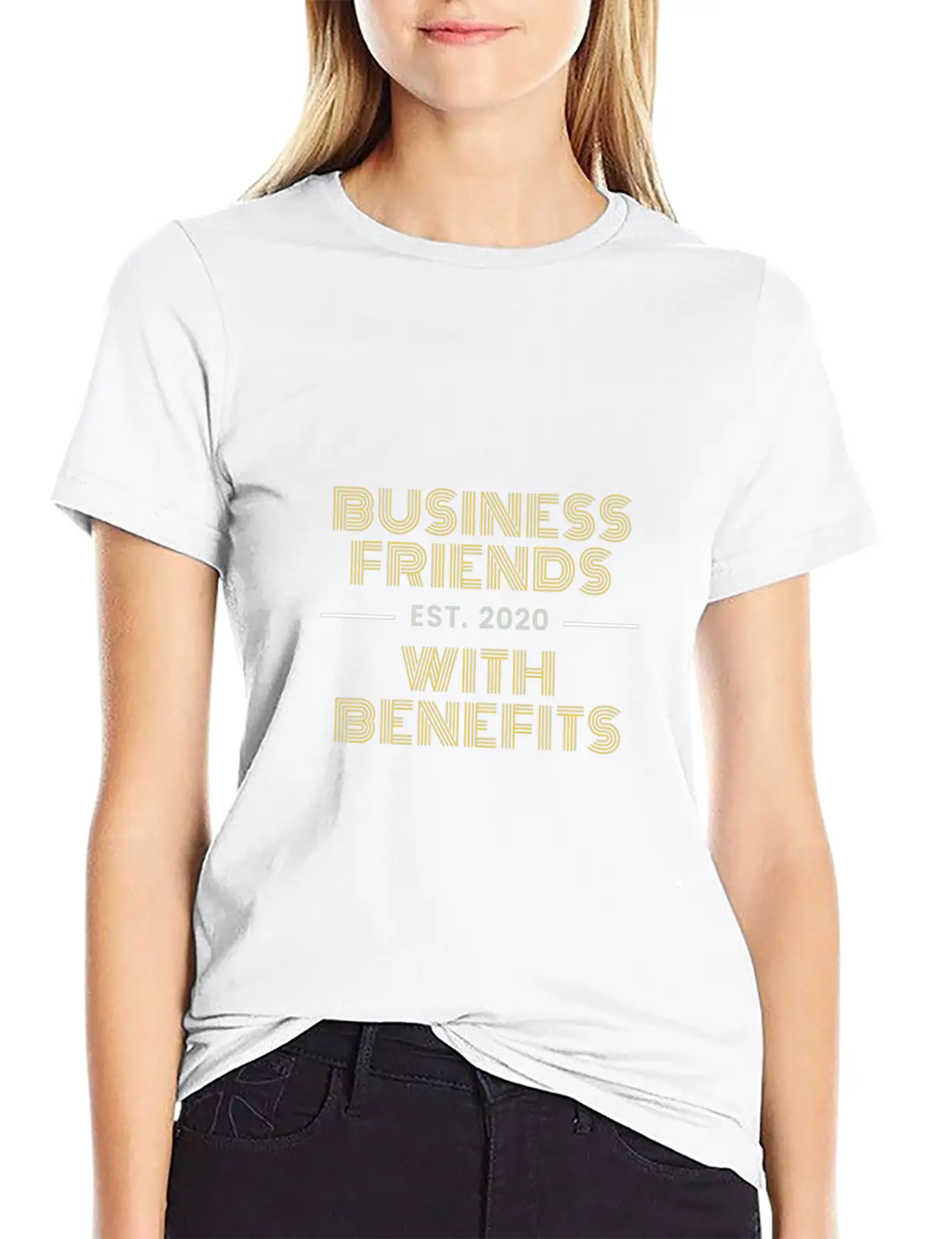 Business Friends With Benefits Conference 2020 Unisex Casual T-Shirt – Clean Design For Daily Comfort