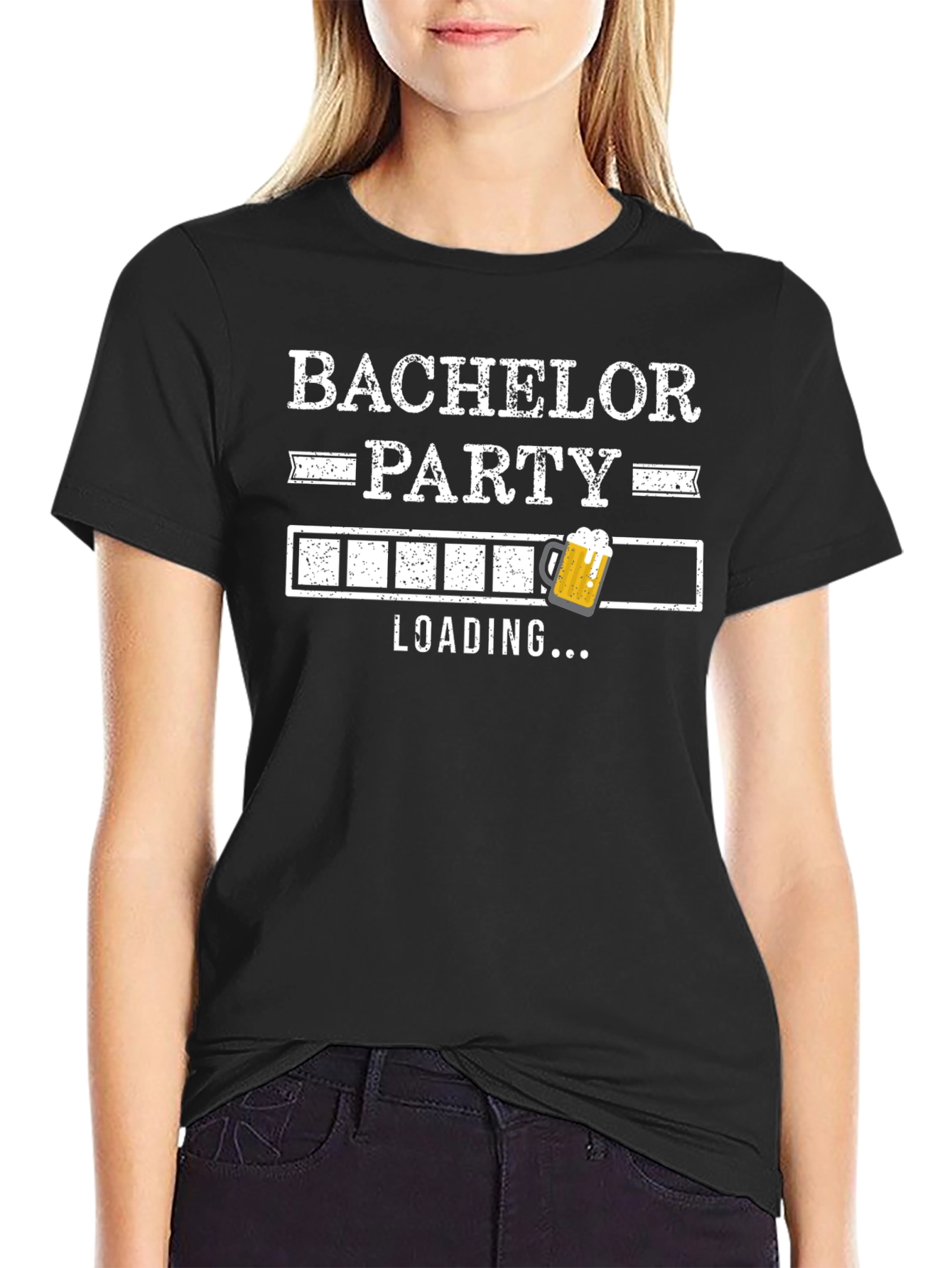 Bachelor Party Loading T-Shirt - Groom Squad Tee