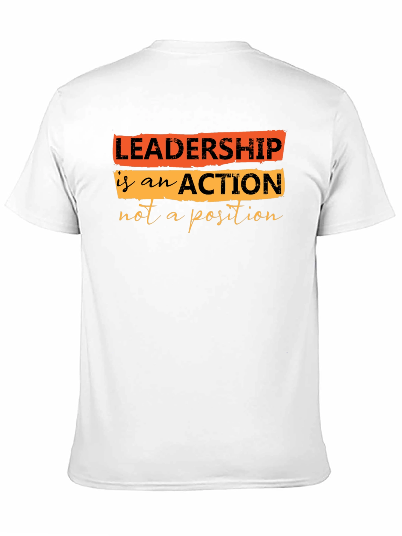 Leadership Quote T-Shirt - Black