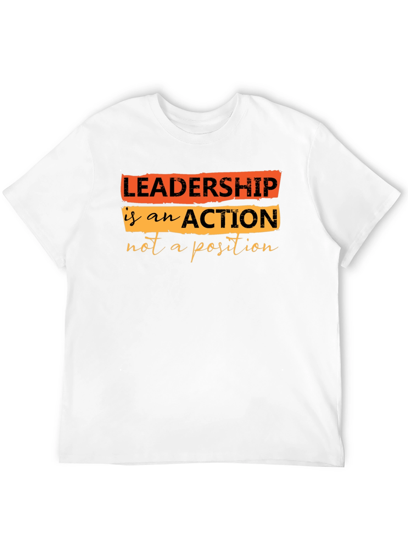 Leadership Quote T-Shirt - Black