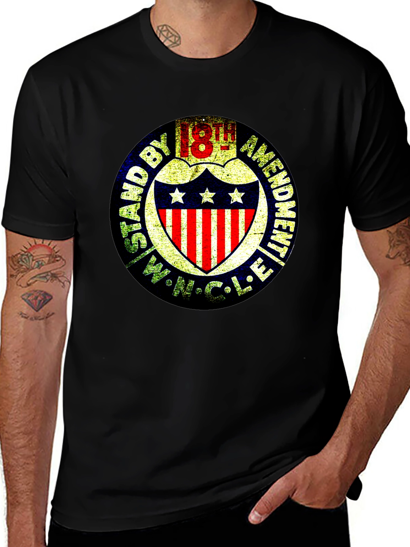 18th Amendment T-Shirt Prohibition Era Design