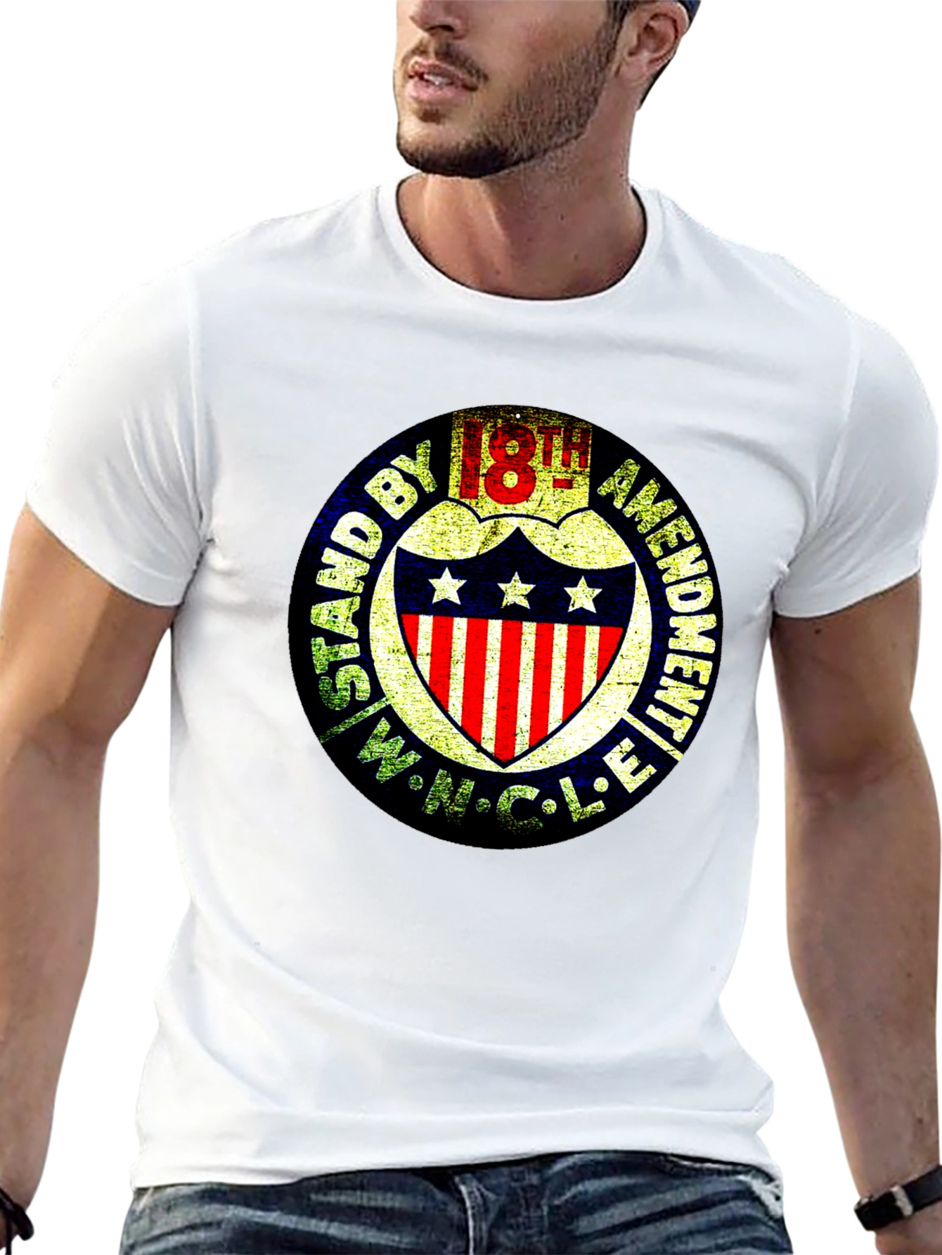 18th Amendment T-Shirt Prohibition Era Design