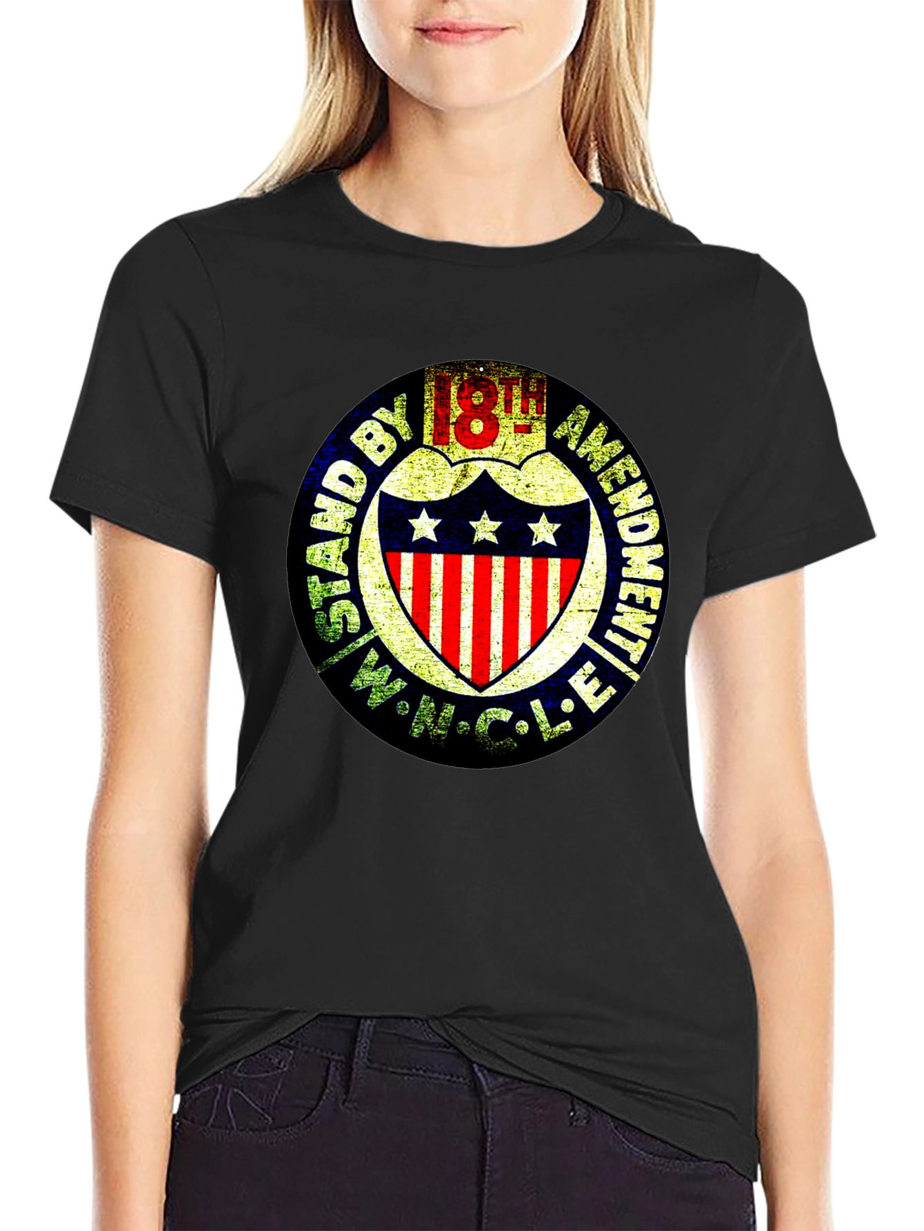 18th Amendment T-Shirt Prohibition Era Design