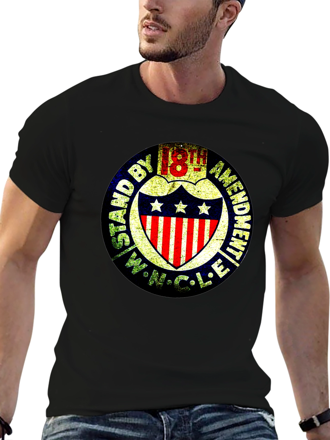 18th Amendment T-Shirt Prohibition Era Design