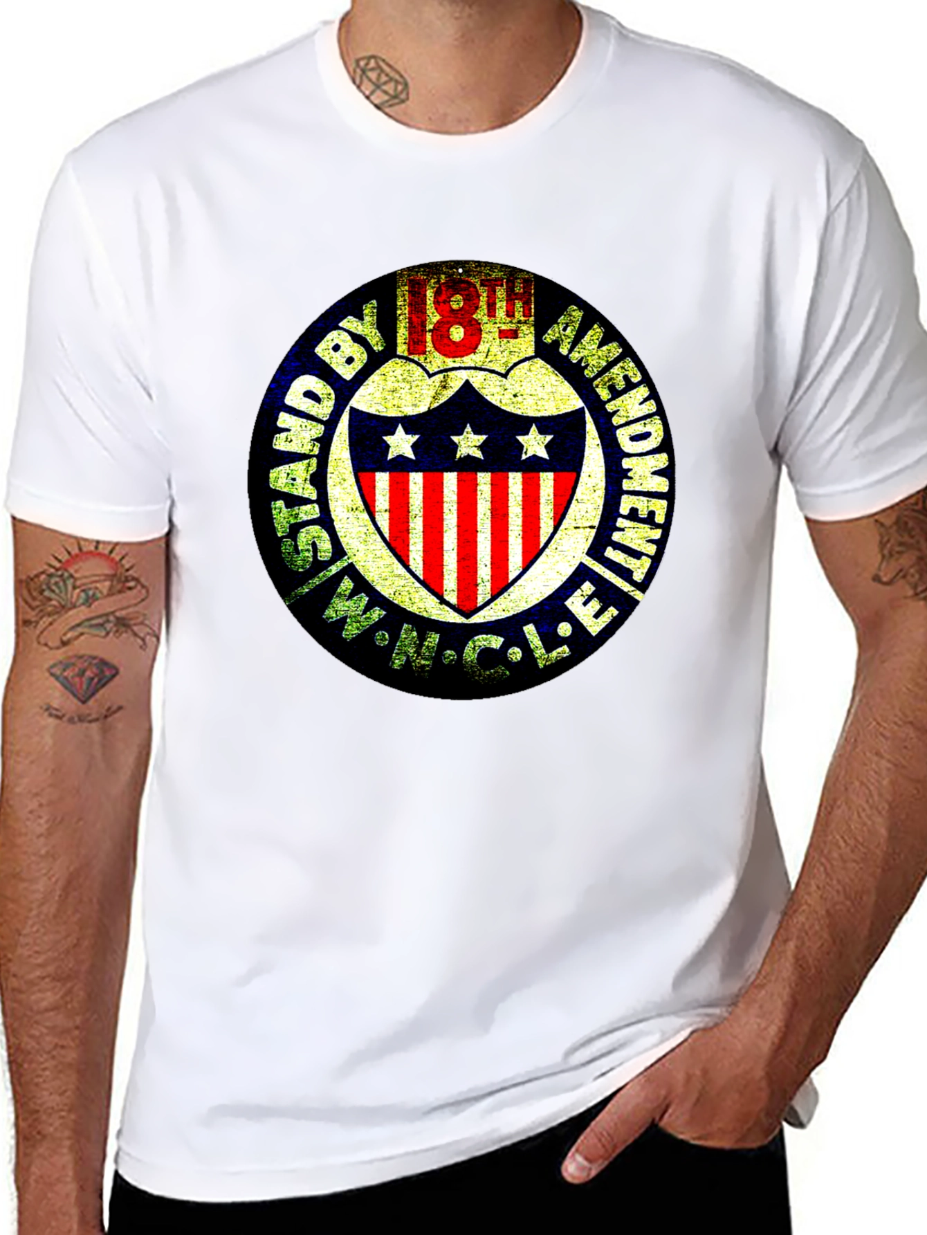 18th Amendment T-Shirt Prohibition Era Design