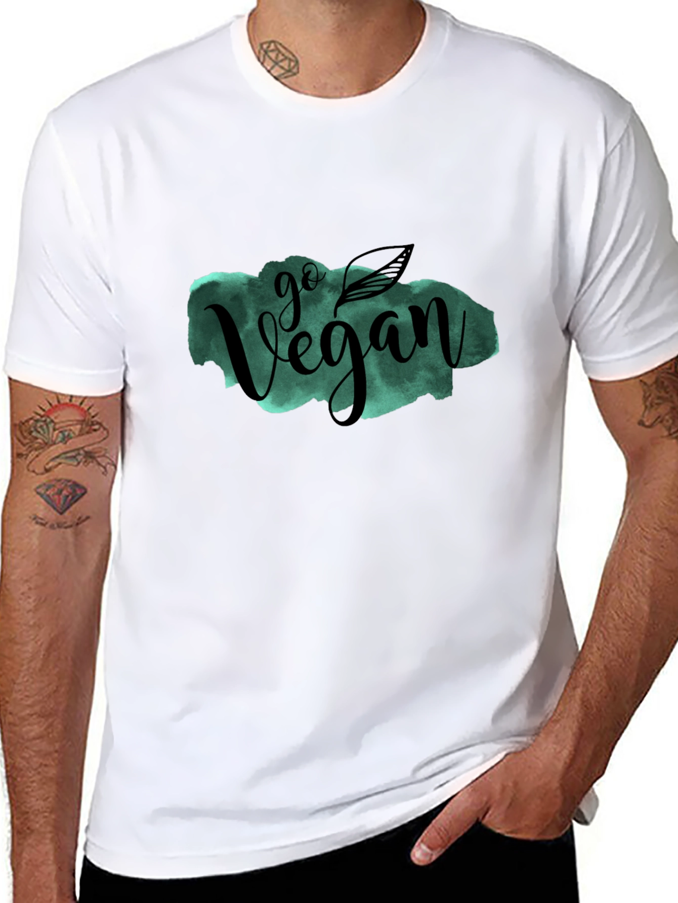 Go Vegan Black T-Shirt