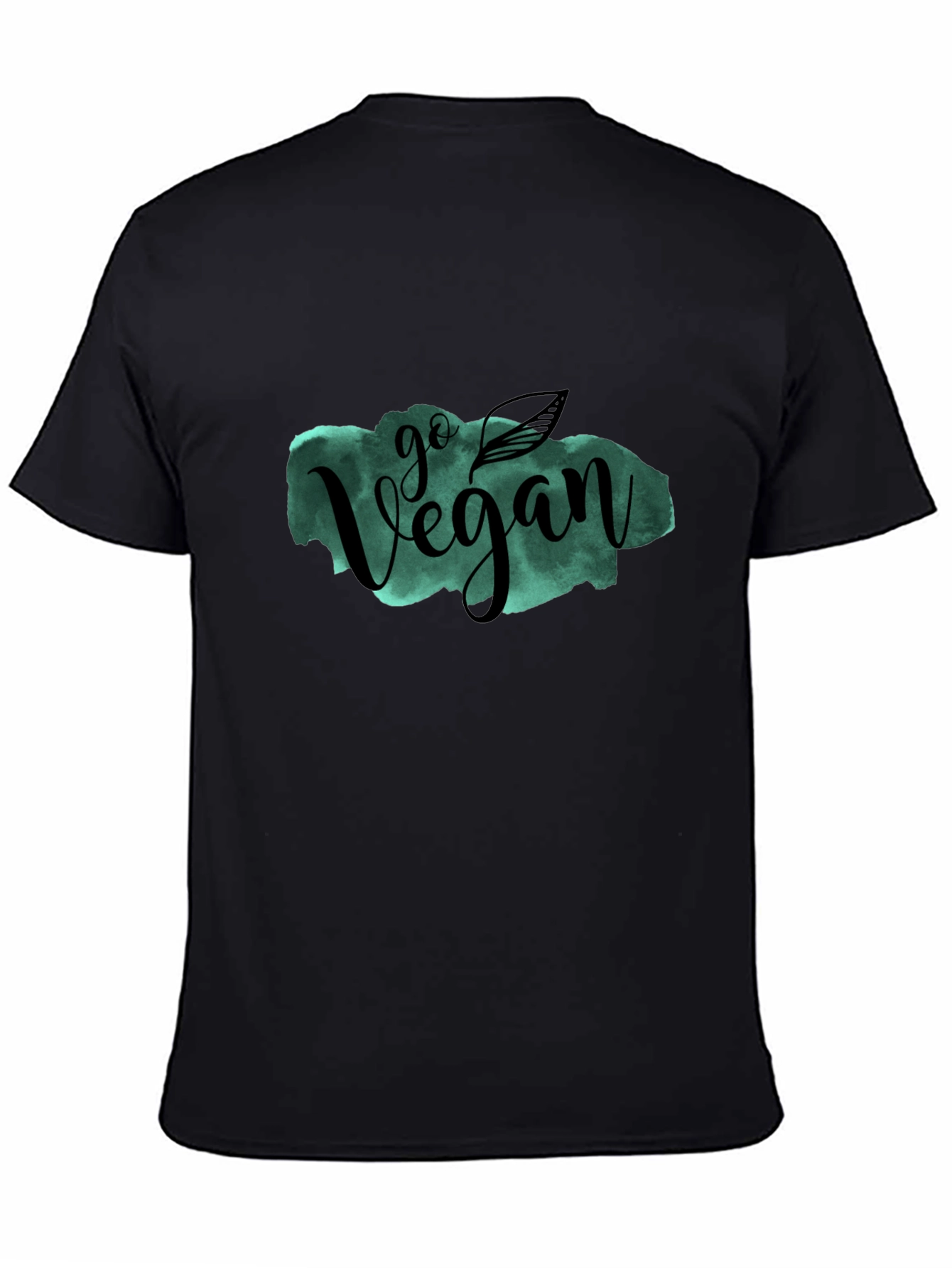 Go Vegan Black T-Shirt
