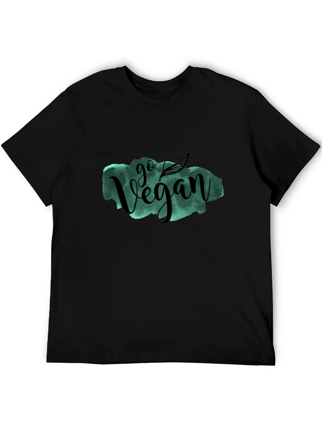 Go Vegan Black T-Shirt