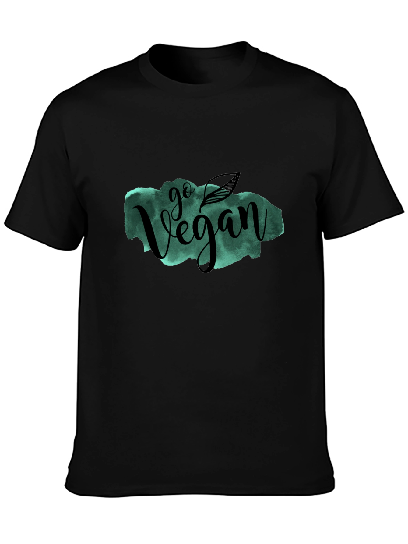 Go Vegan Black T-Shirt