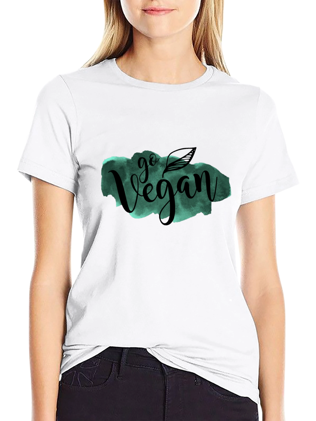 Go Vegan Black T-Shirt