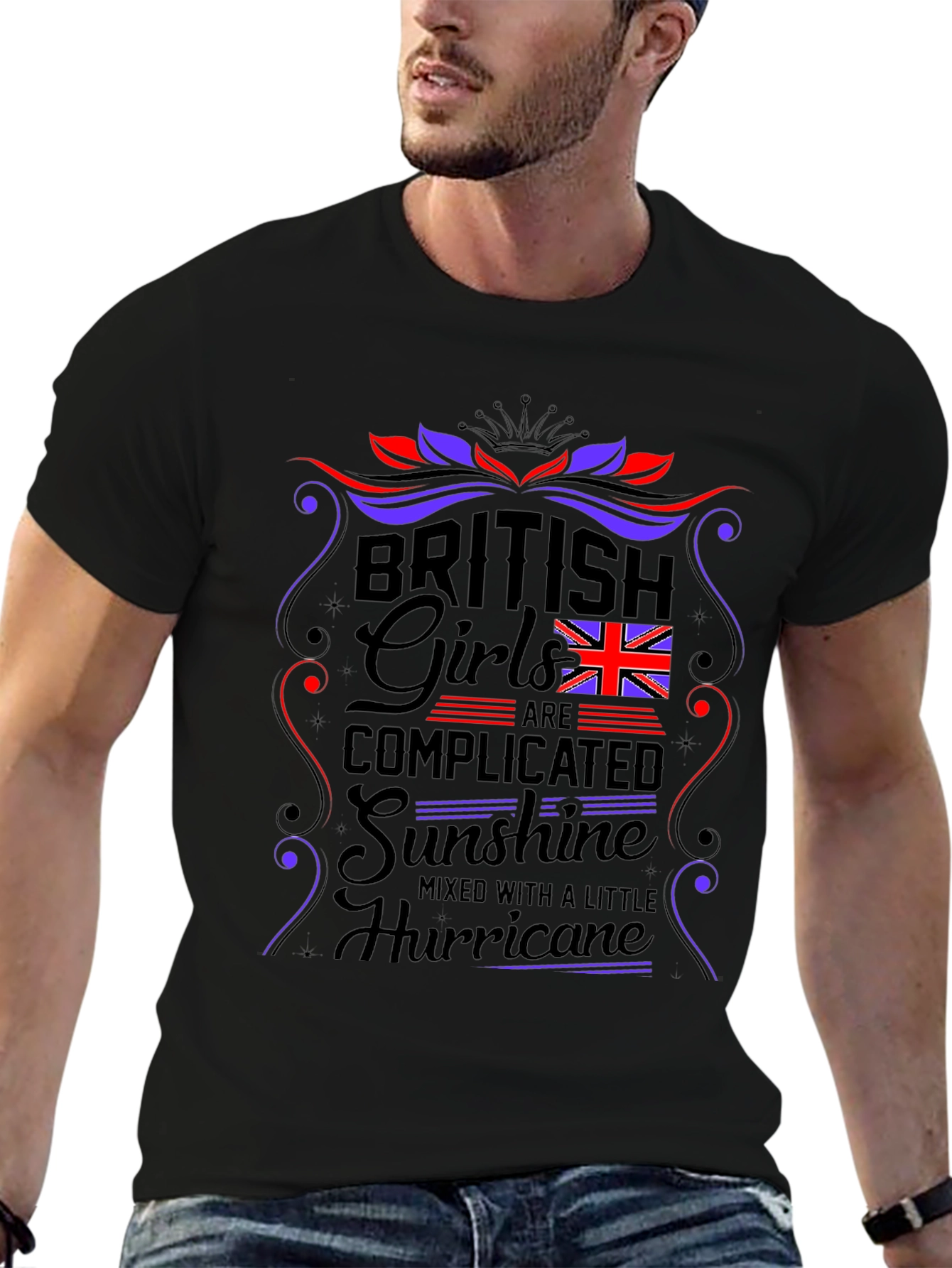British Girls Complicated Sunshine Graphic T-Shirt
