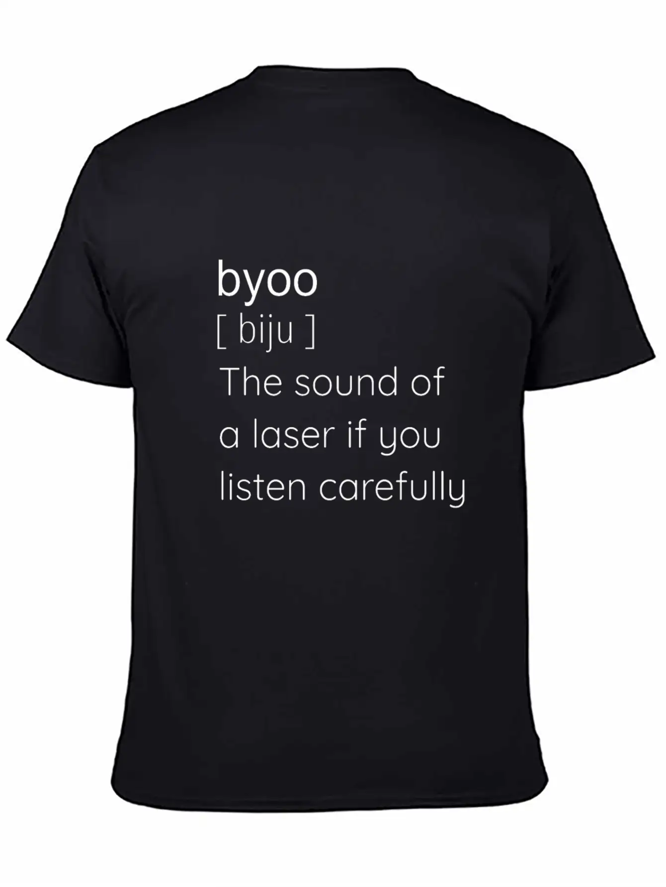 Byoo - Sound Of A Laser - Science Fiction, Sword Unisex Casual T-Shirt – Clean Design For Daily Comfort