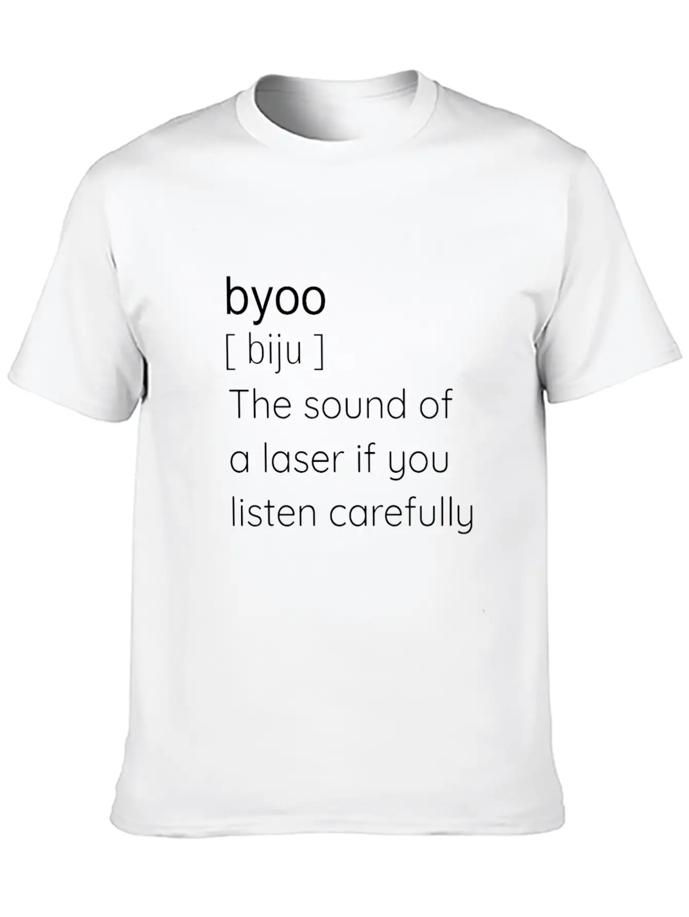Byoo - Sound Of A Laser - Science Fiction, Sword Unisex Casual T-Shirt – Clean Design For Daily Comfort