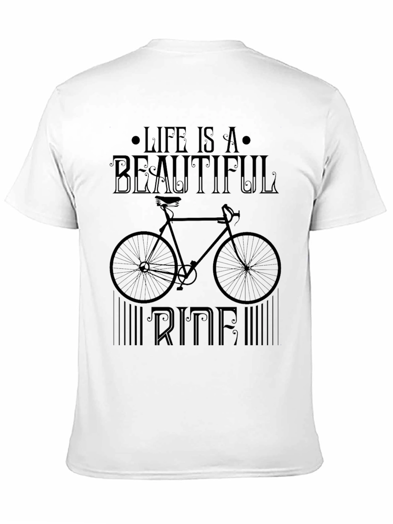 Life is a Beautiful Ride Graphic Tee - Black