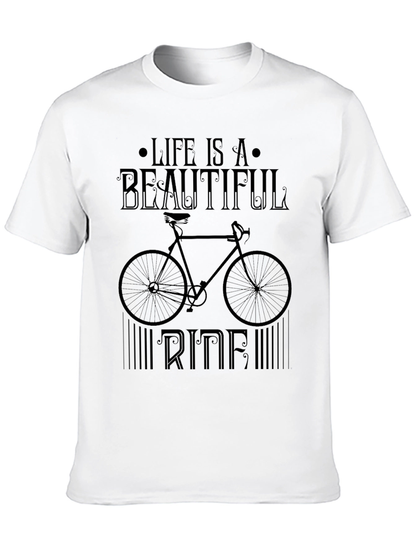 Life is a Beautiful Ride Graphic Tee - Black