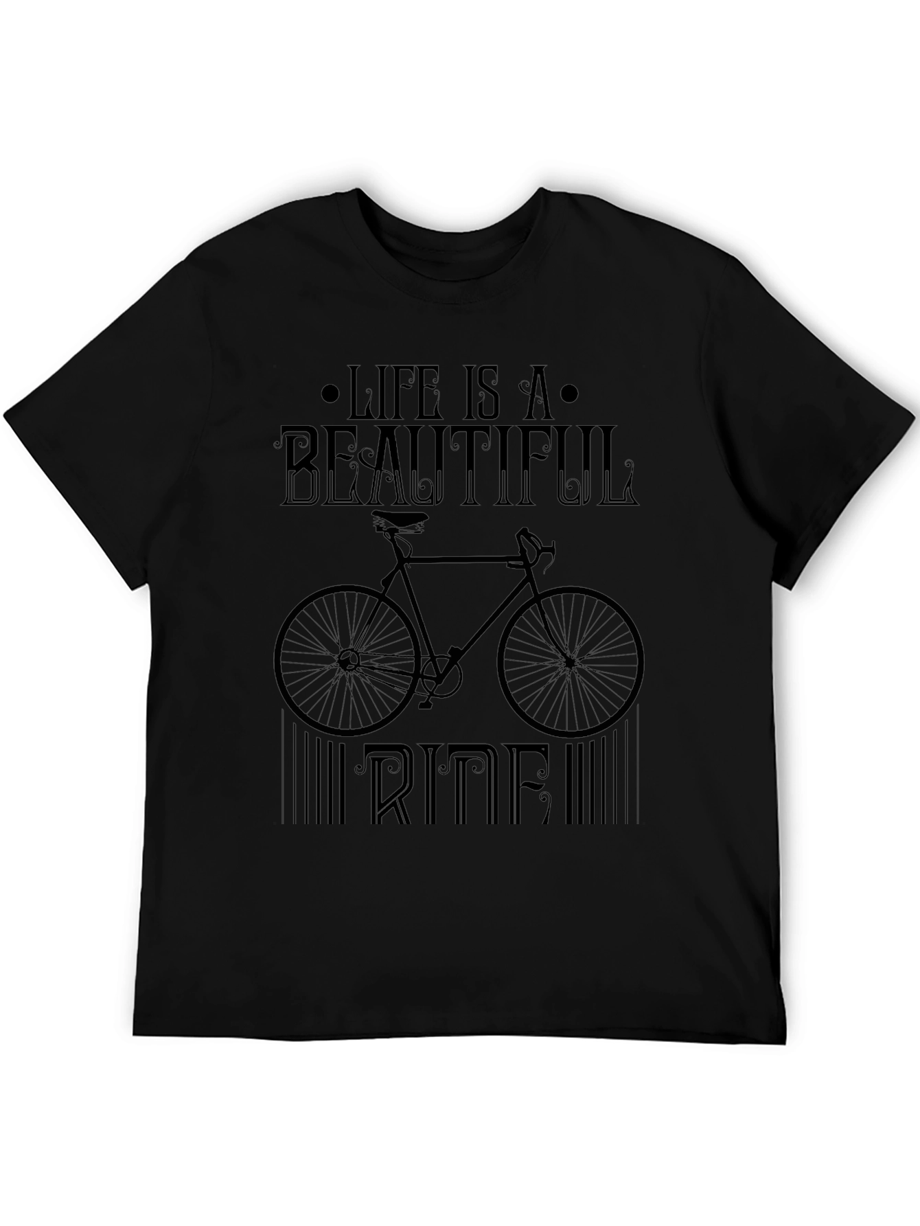 Life is a Beautiful Ride Graphic Tee - Black