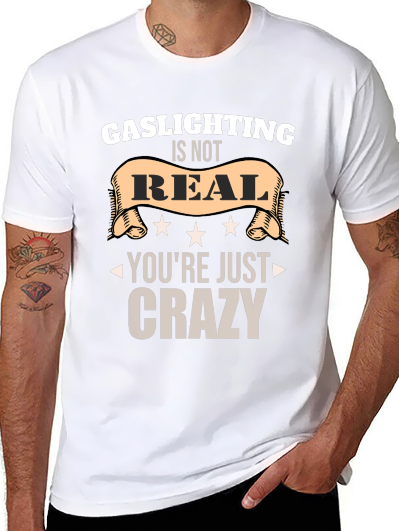 Gaslighting Is Not Real Graphic Tee