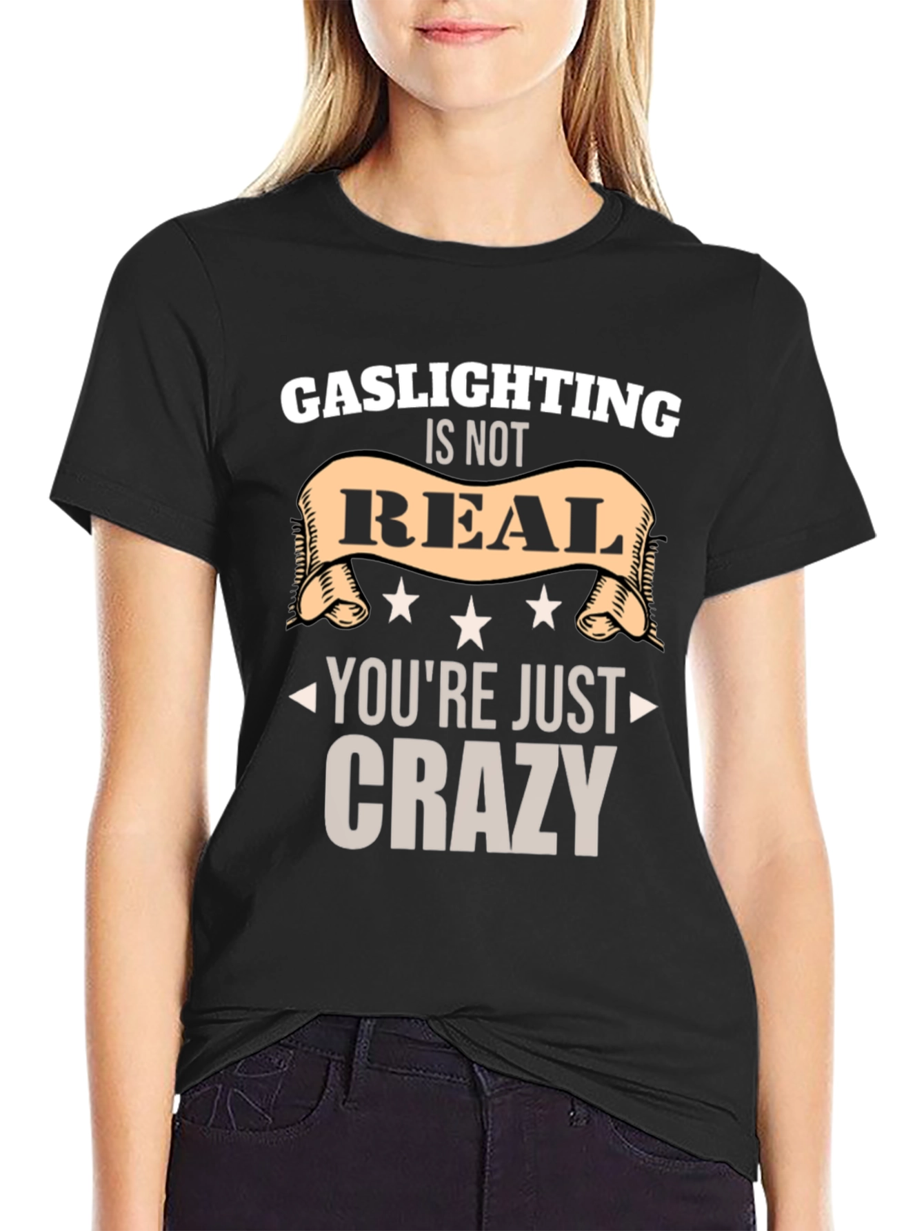 Gaslighting Is Not Real Graphic Tee