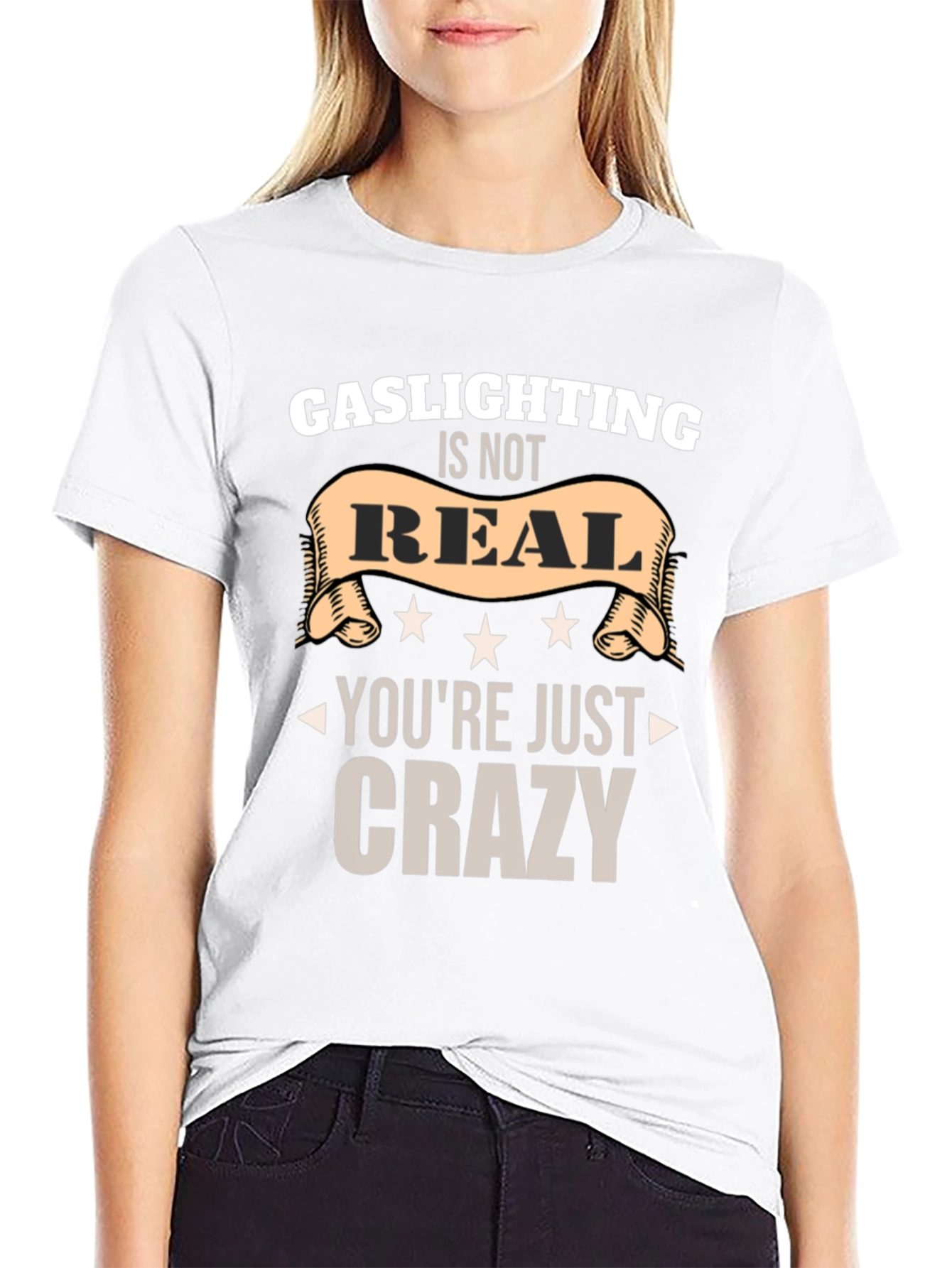 Gaslighting Is Not Real Graphic Tee