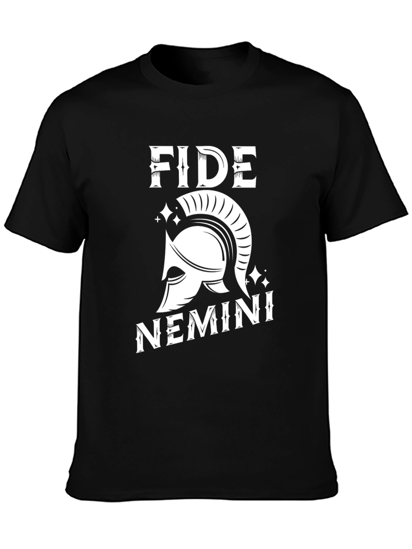 FIDE NEMINI Graphic T-Shirt - Black