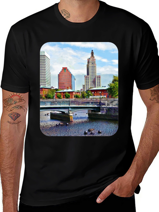 Cityscape Graphic T-Shirt - Urban Style