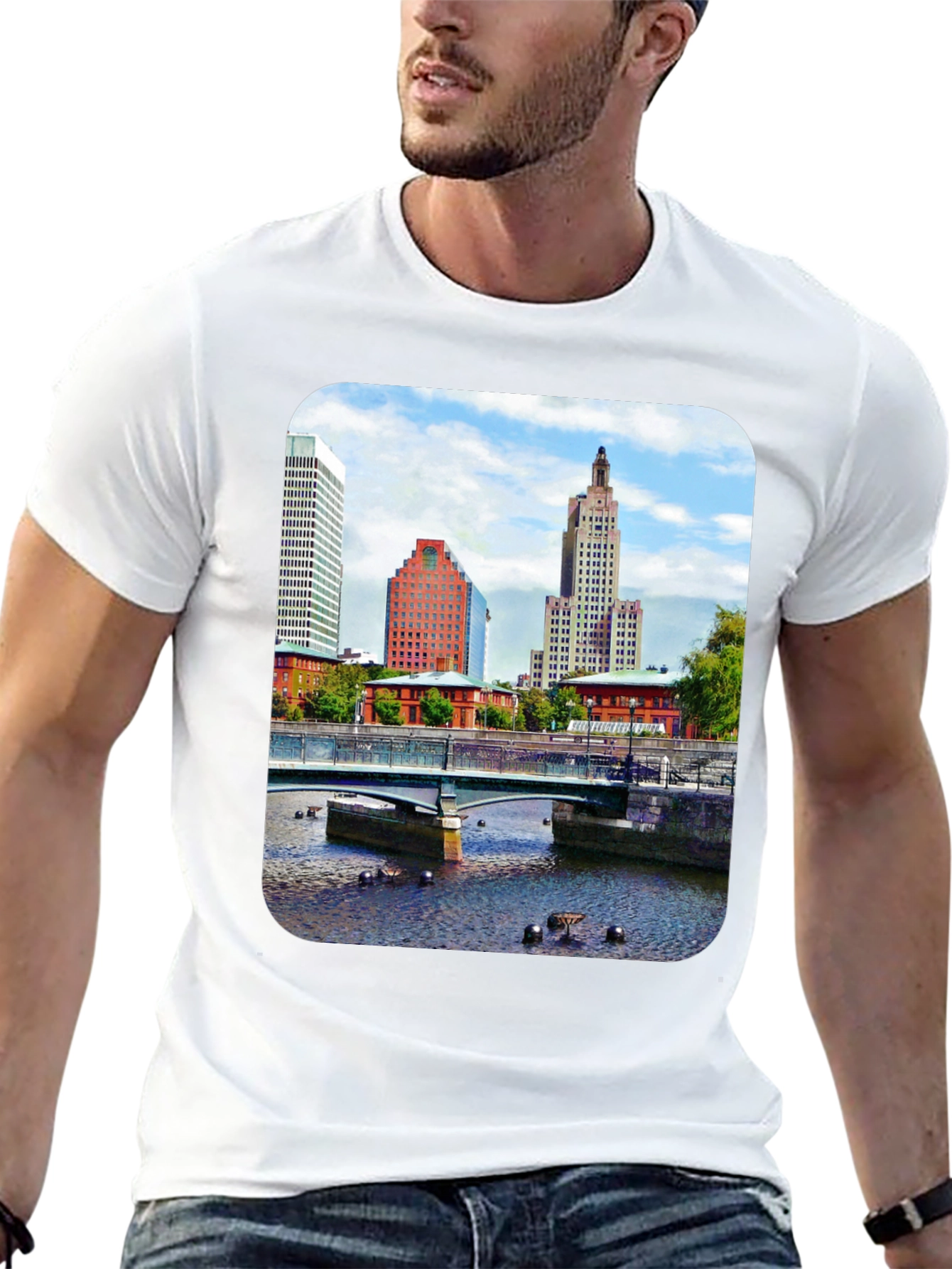 Cityscape Graphic T-Shirt - Urban Style