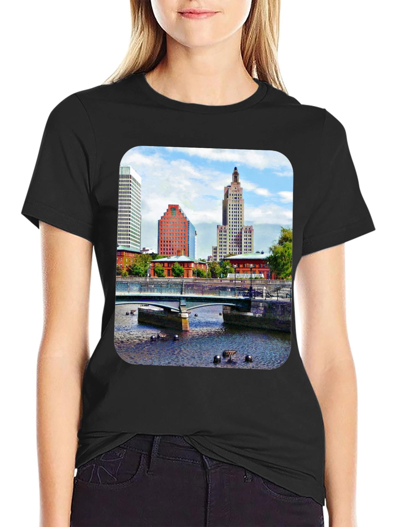 Cityscape Graphic T-Shirt - Urban Style