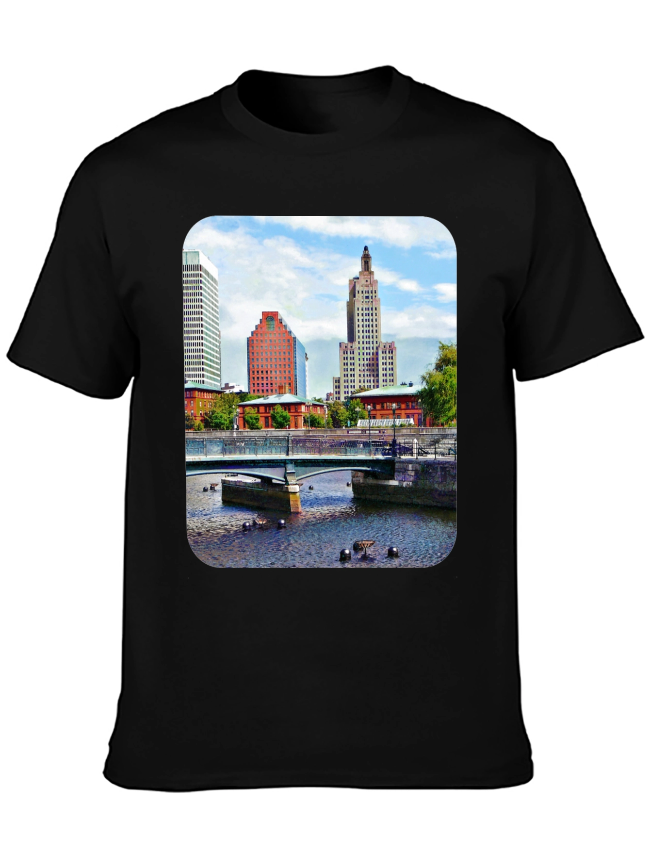 Cityscape Graphic T-Shirt - Urban Style