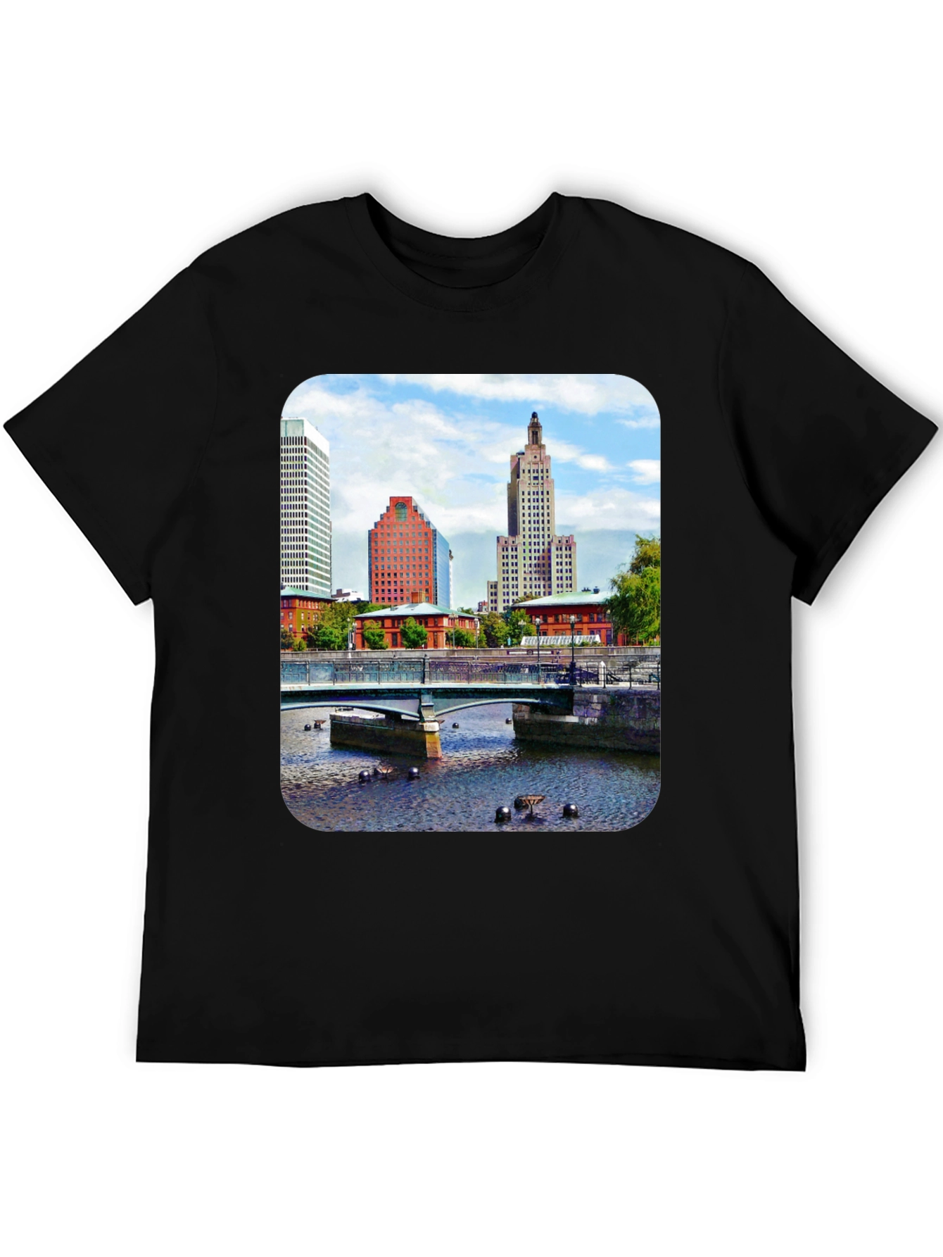 Cityscape Graphic T-Shirt - Urban Style