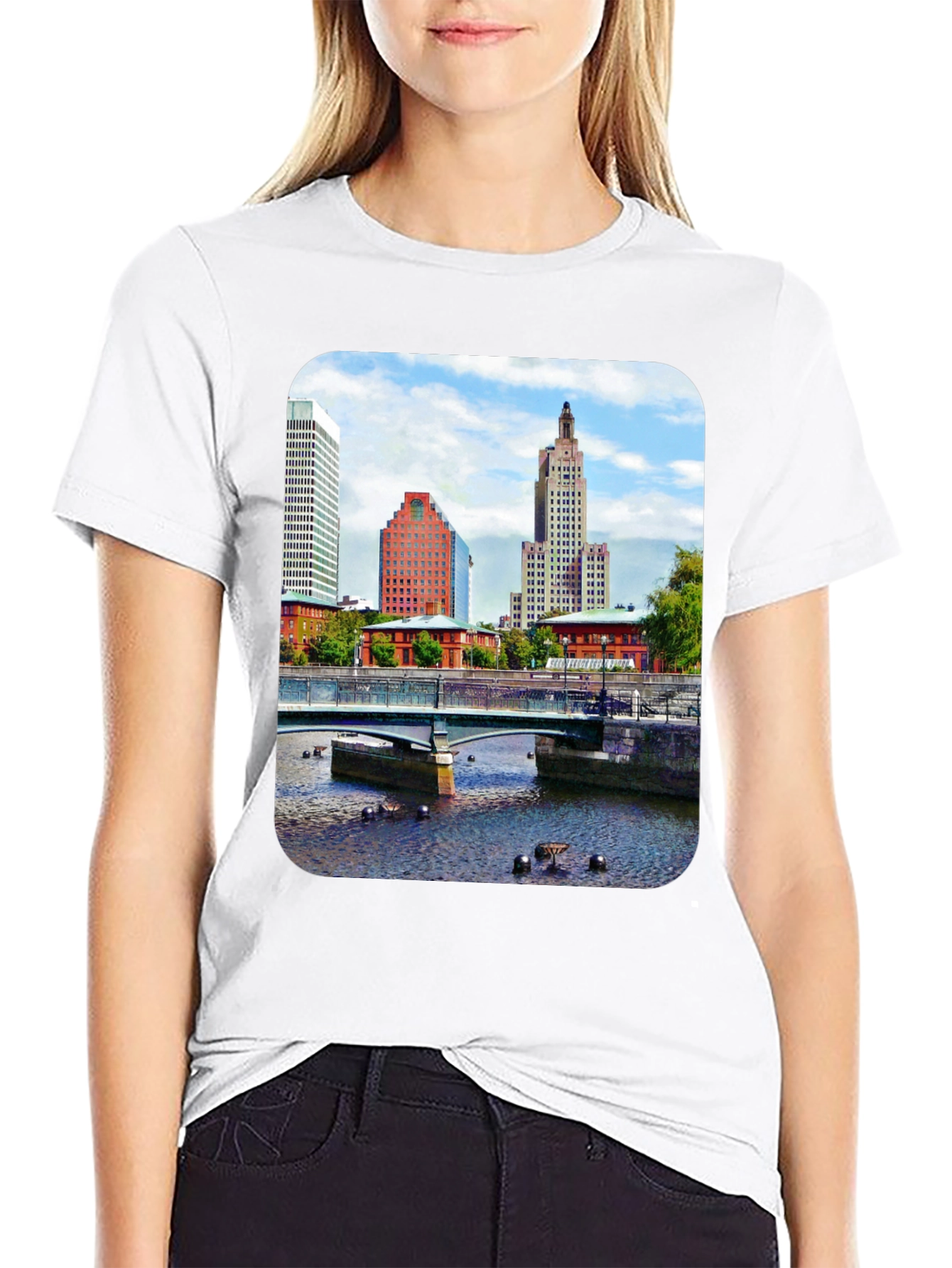 Cityscape Graphic T-Shirt - Urban Style