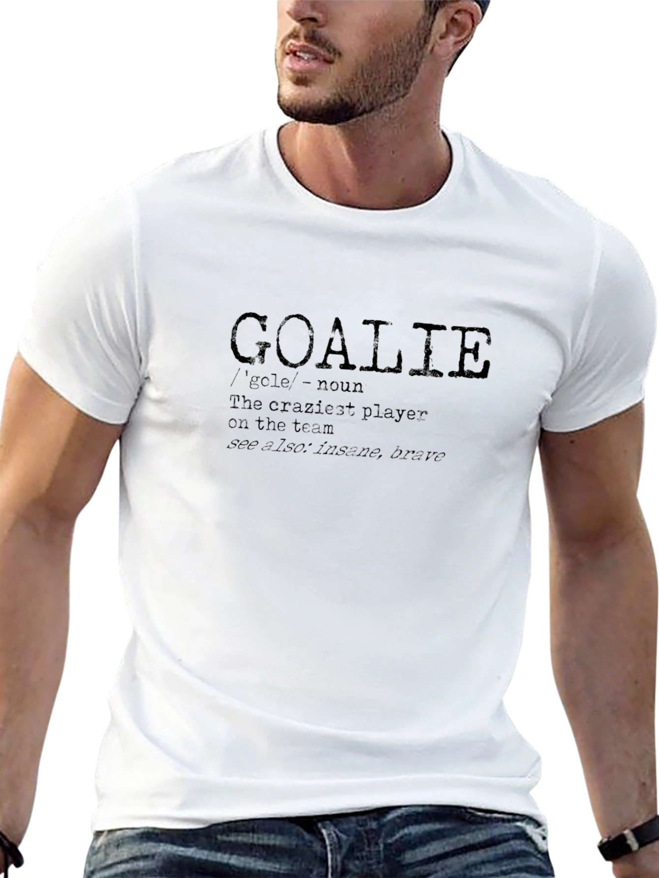 Goalie Definition Black T-Shirt