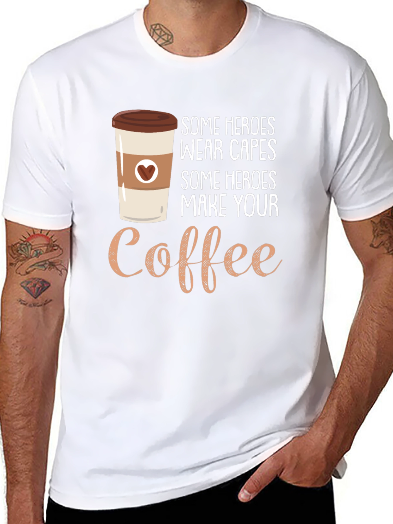 Coffee Hero T-Shirt - Makes Great Gift